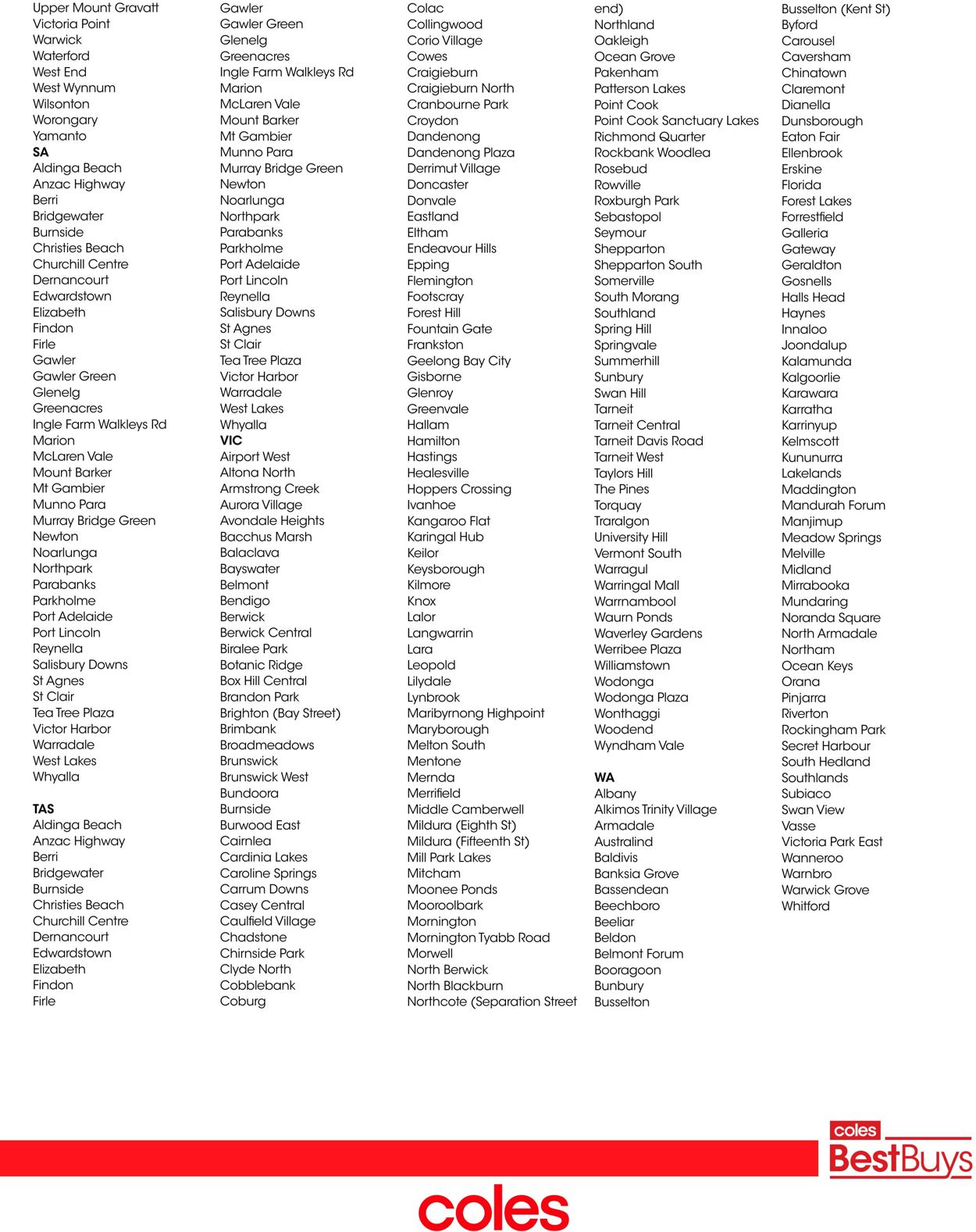 Catalogue Coles 22.09.2023 - 23.09.2023