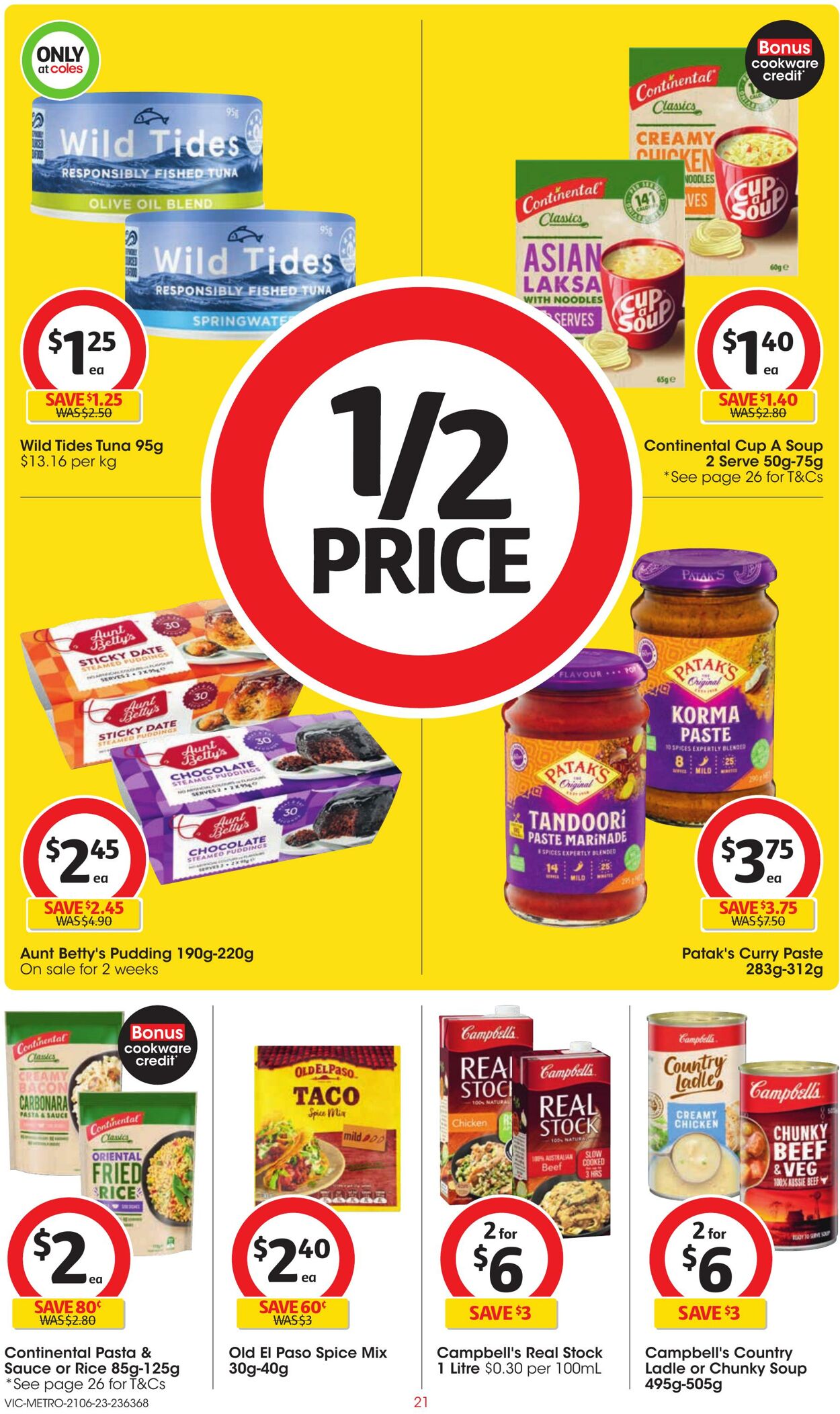 Catalogue Coles 14.06.2023 - 20.06.2023