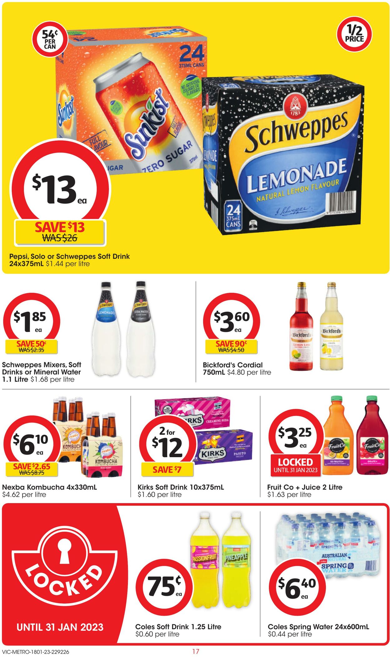 Catalogue Coles 18.01.2023 - 24.01.2023