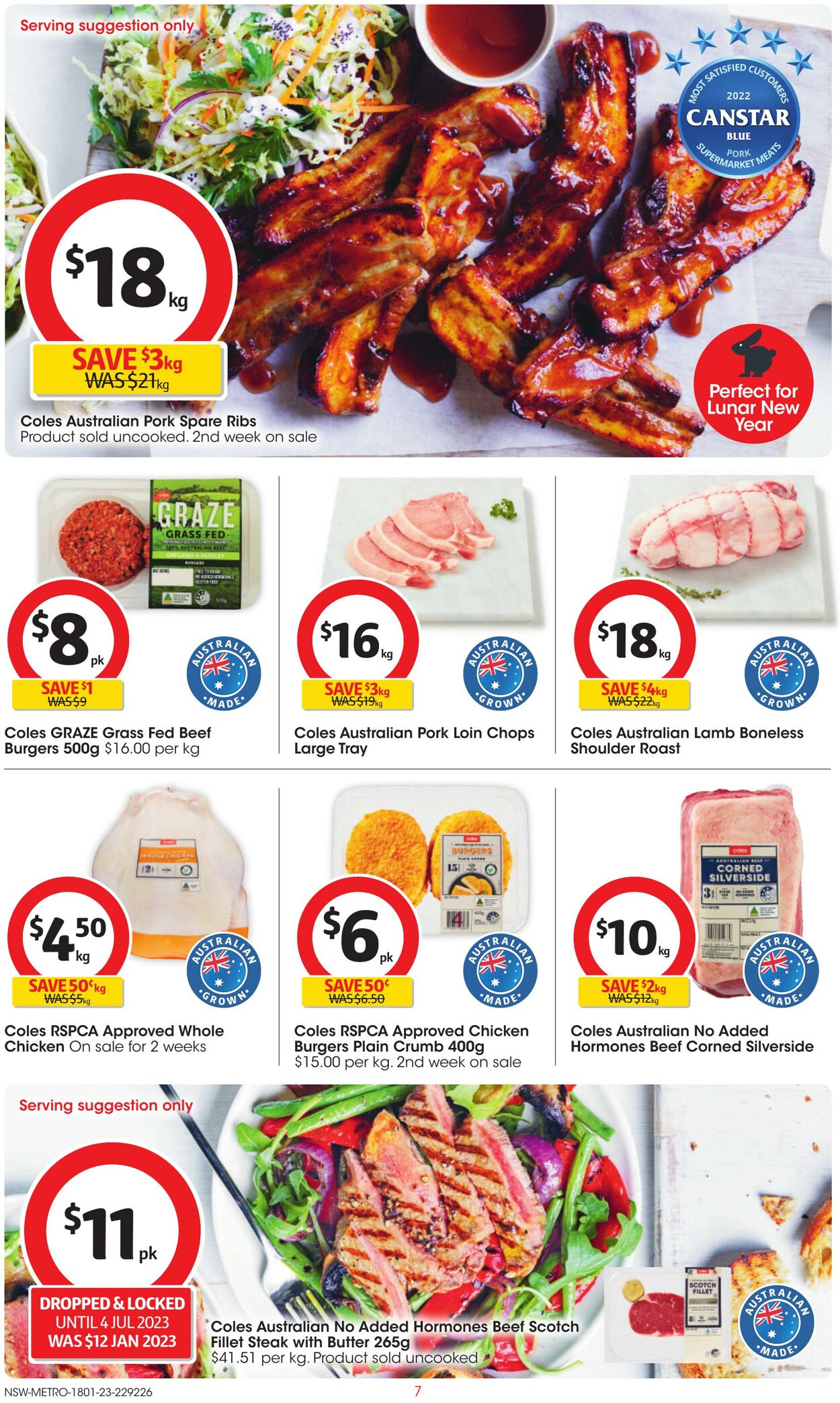 Catalogue Coles 18.01.2023 - 24.01.2023