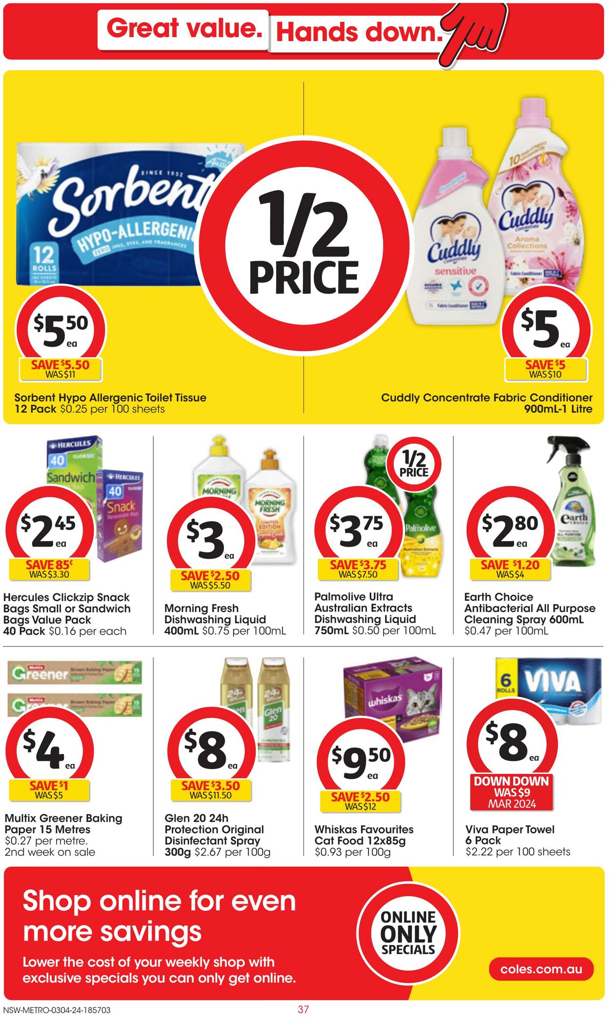 Catalogue Coles 03.04.2024 - 09.04.2024