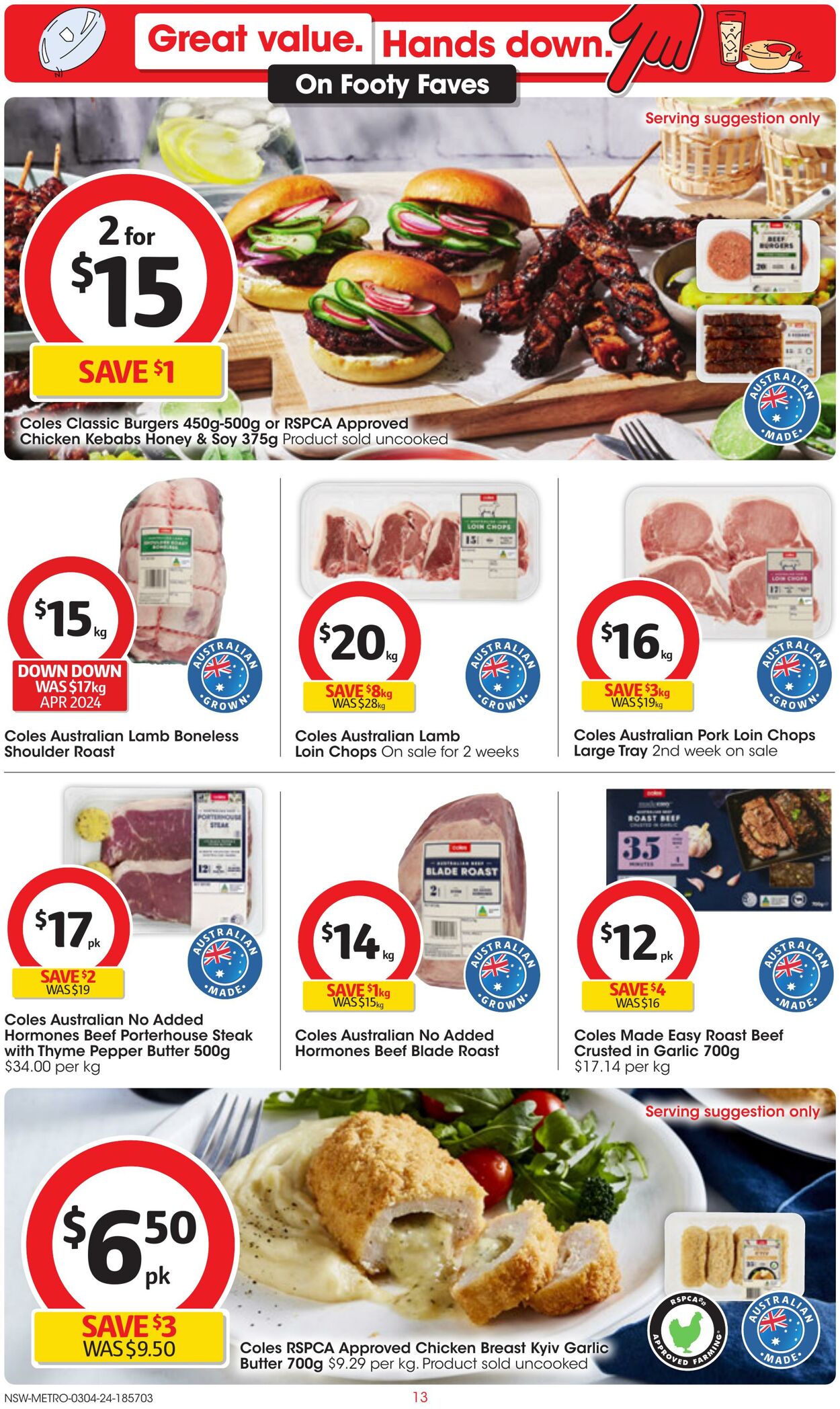 Catalogue Coles 03.04.2024 - 09.04.2024