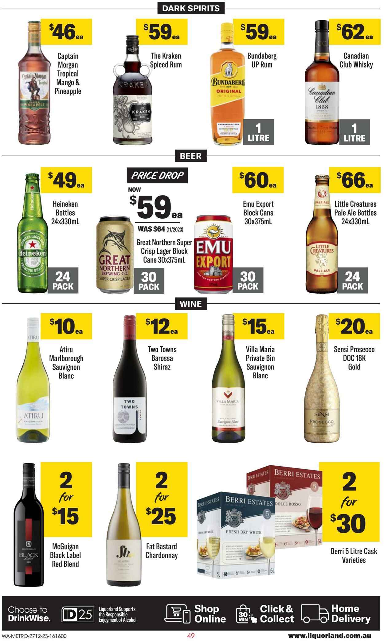 Catalogue Coles 27.12.2023 - 02.01.2024