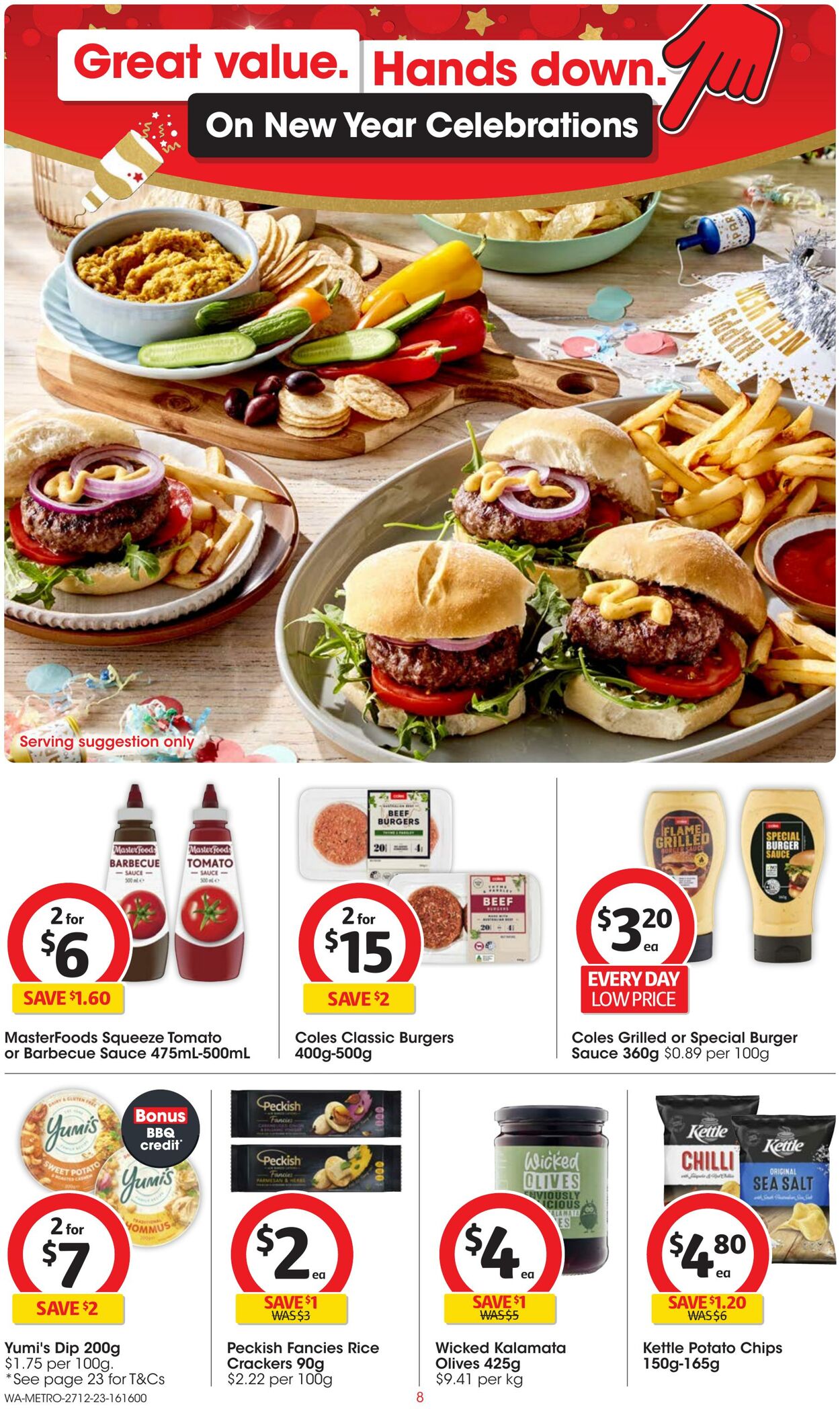 Catalogue Coles 27.12.2023 - 02.01.2024