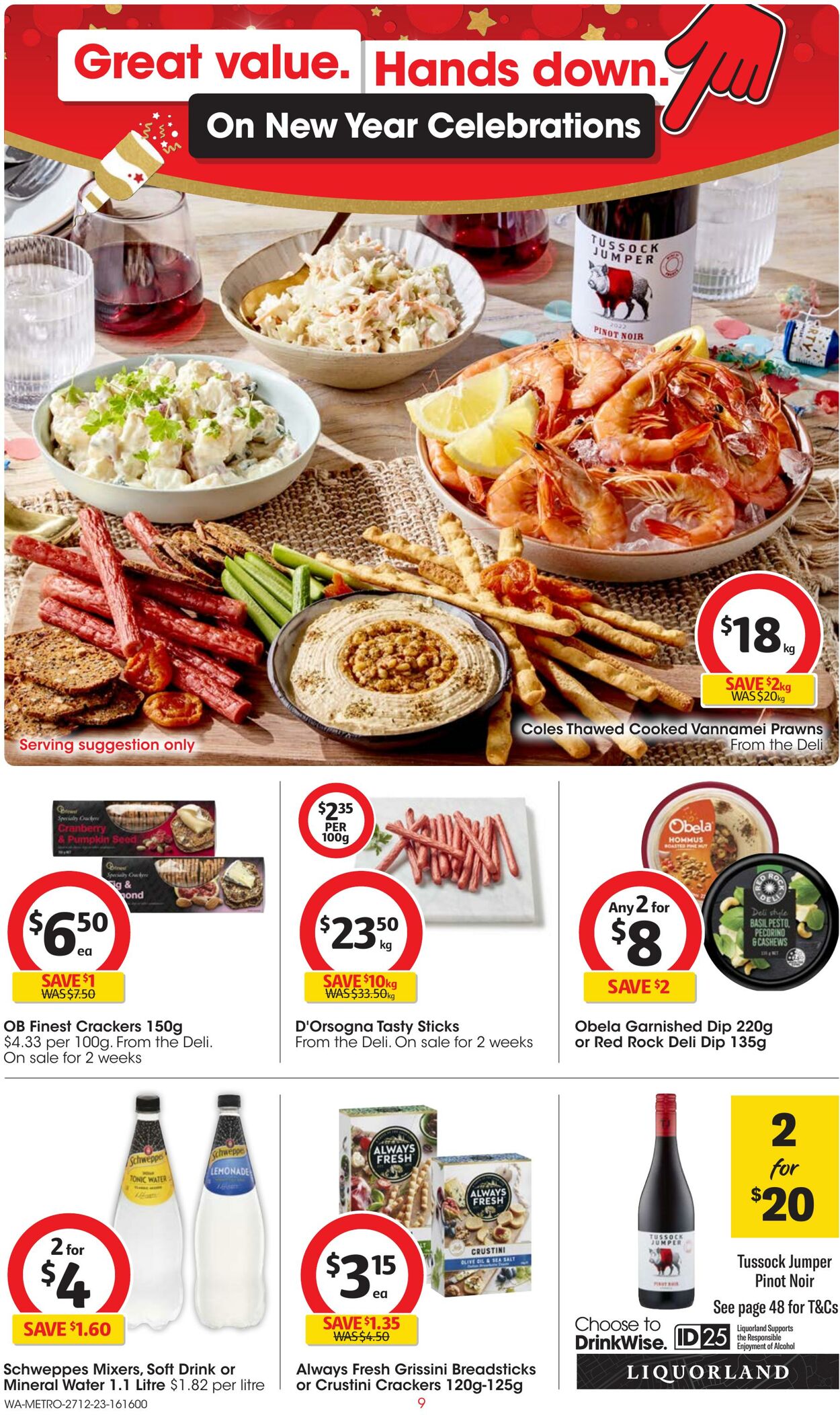 Catalogue Coles 27.12.2023 - 02.01.2024