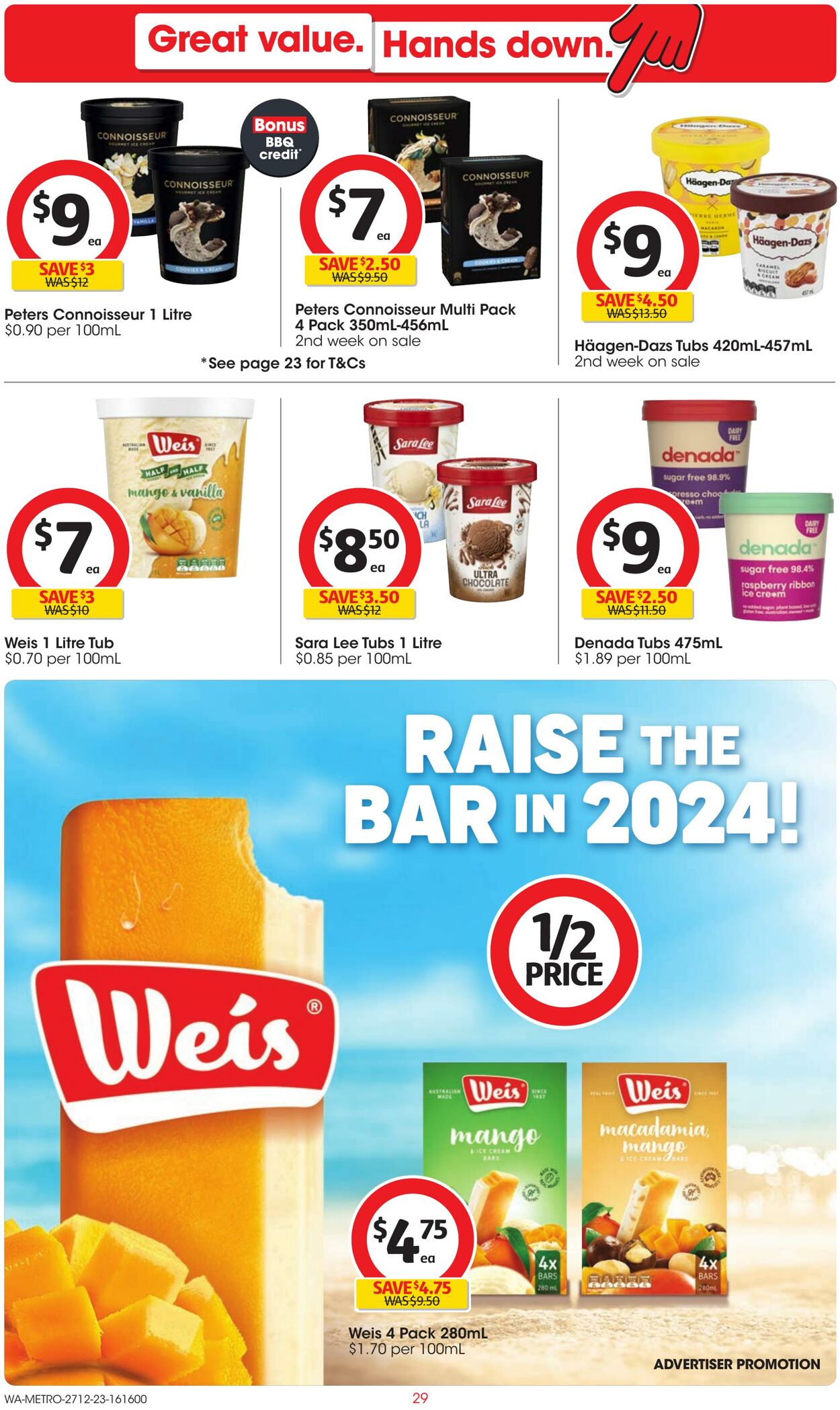 Catalogue Coles 27.12.2023 - 02.01.2024