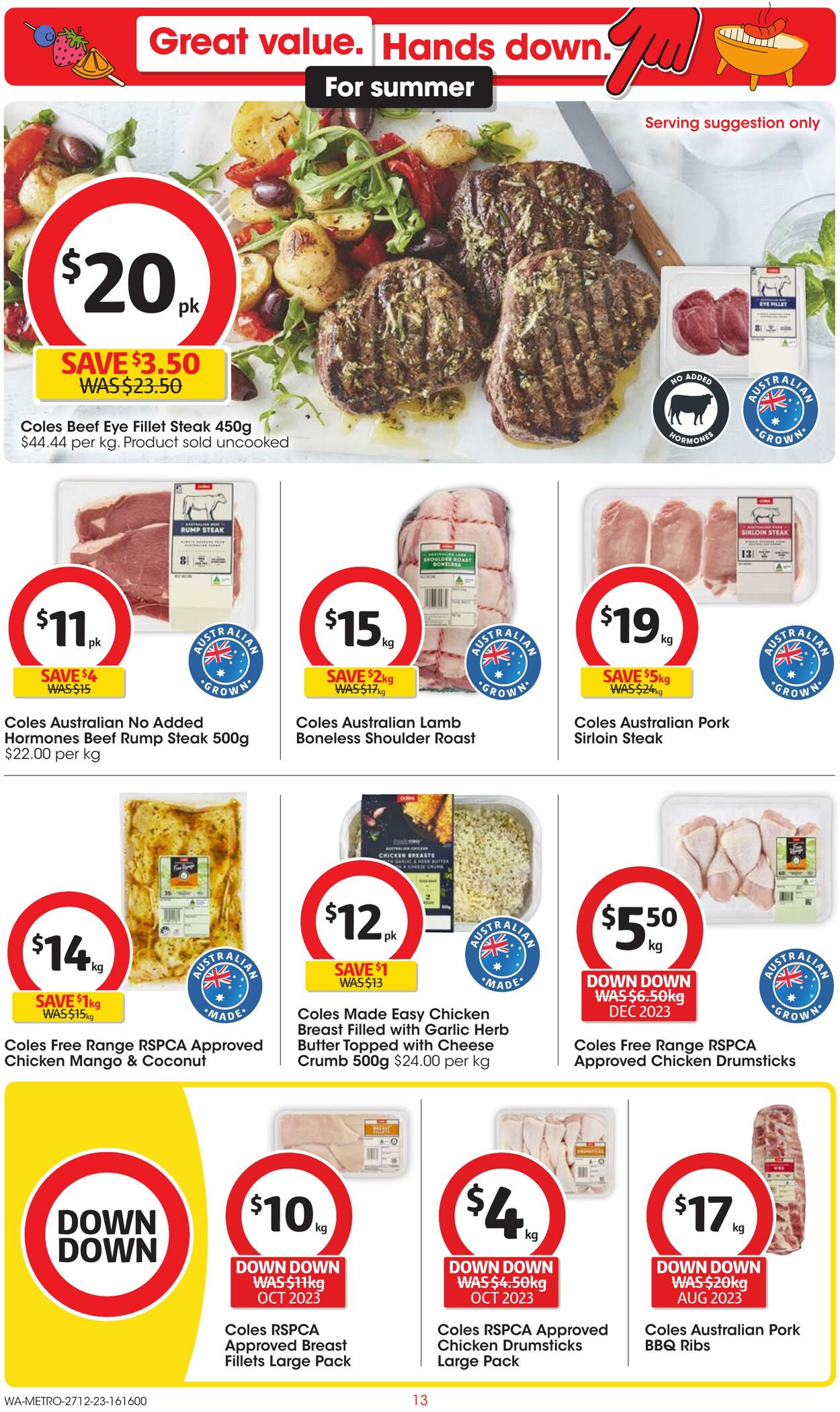 Catalogue Coles 27.12.2023 - 02.01.2024