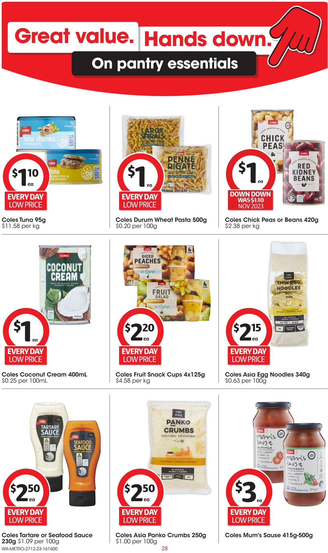 Catalogue Coles 27.12.2023 - 02.01.2024