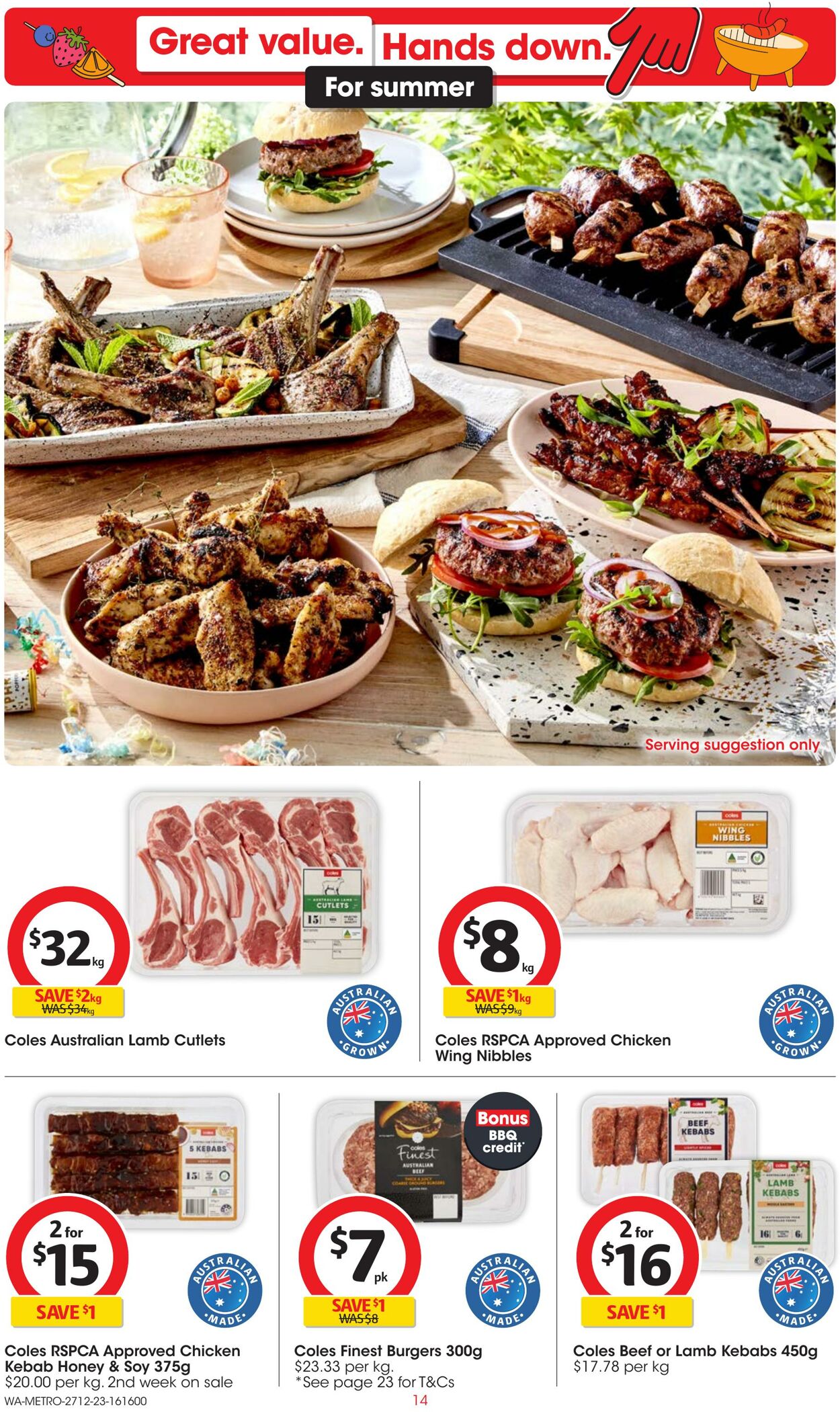 Catalogue Coles 27.12.2023 - 02.01.2024