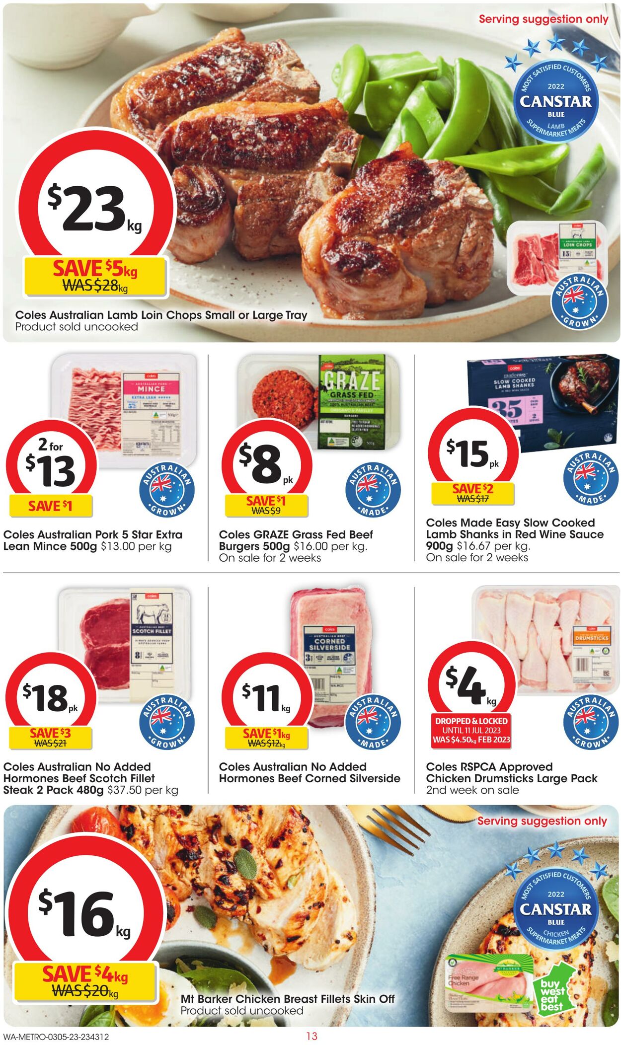 Catalogue Coles 26.04.2023 - 02.05.2023