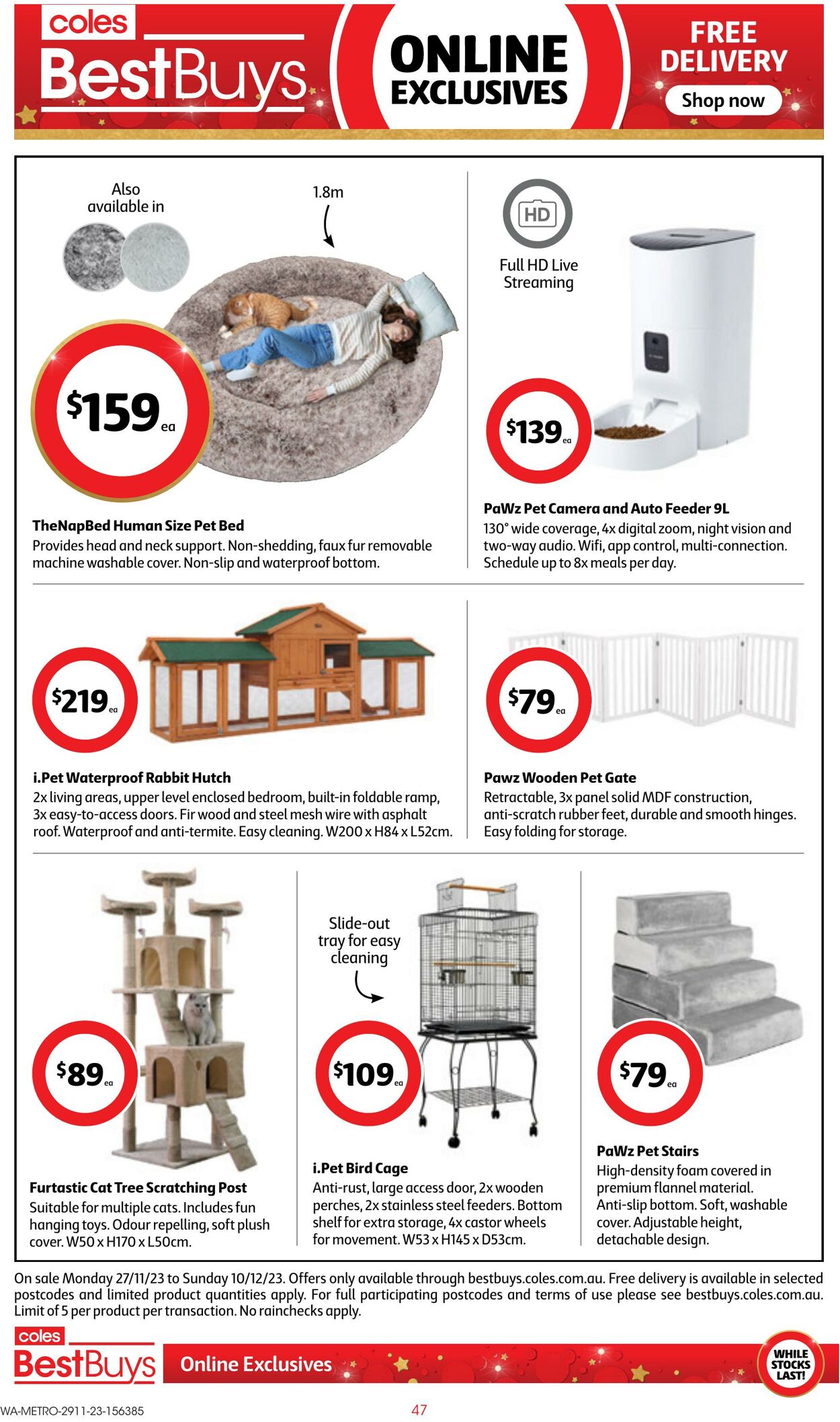 Catalogue Coles 29.11.2023 - 05.12.2023