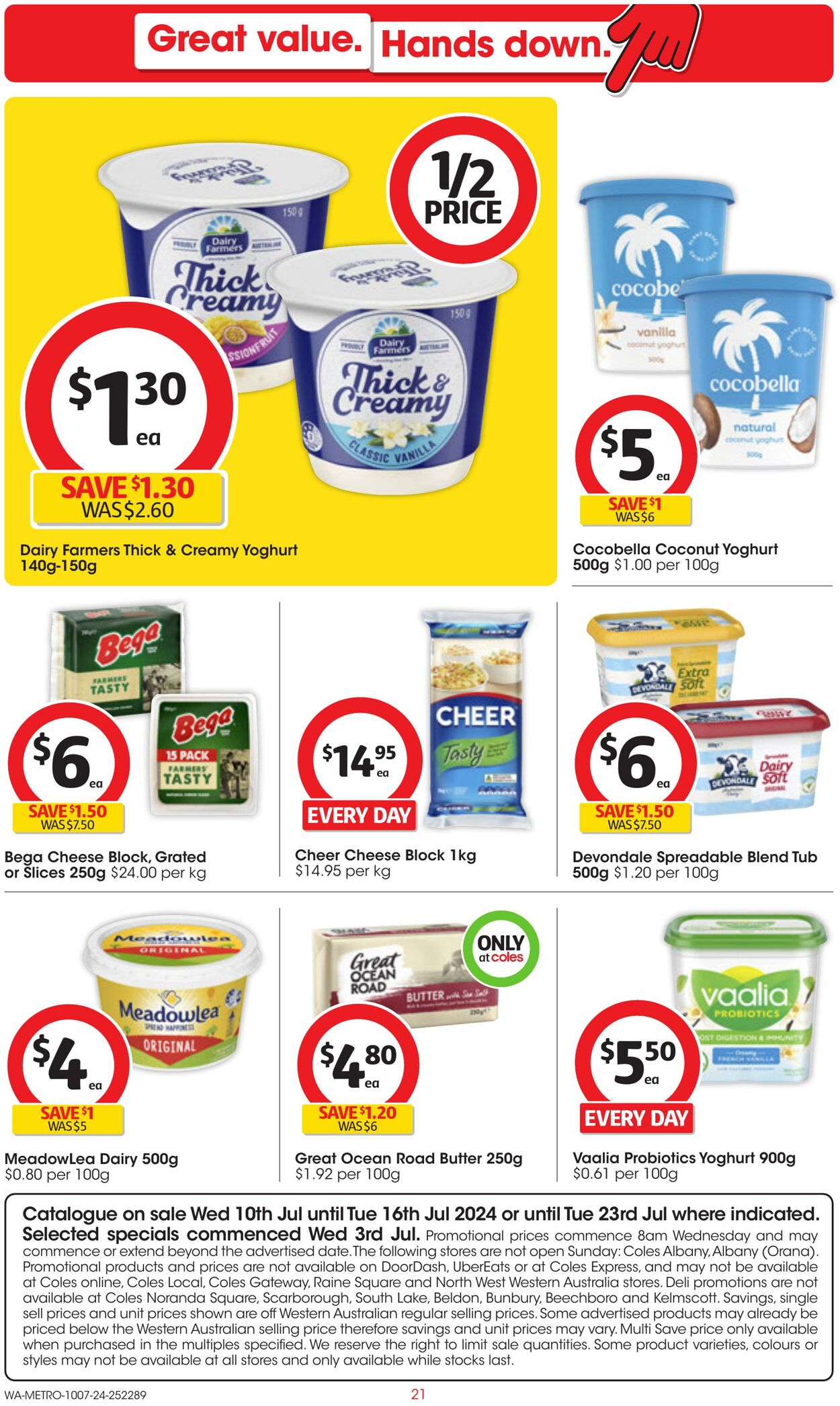 Catalogue Coles 10.07.2024 - 16.07.2024