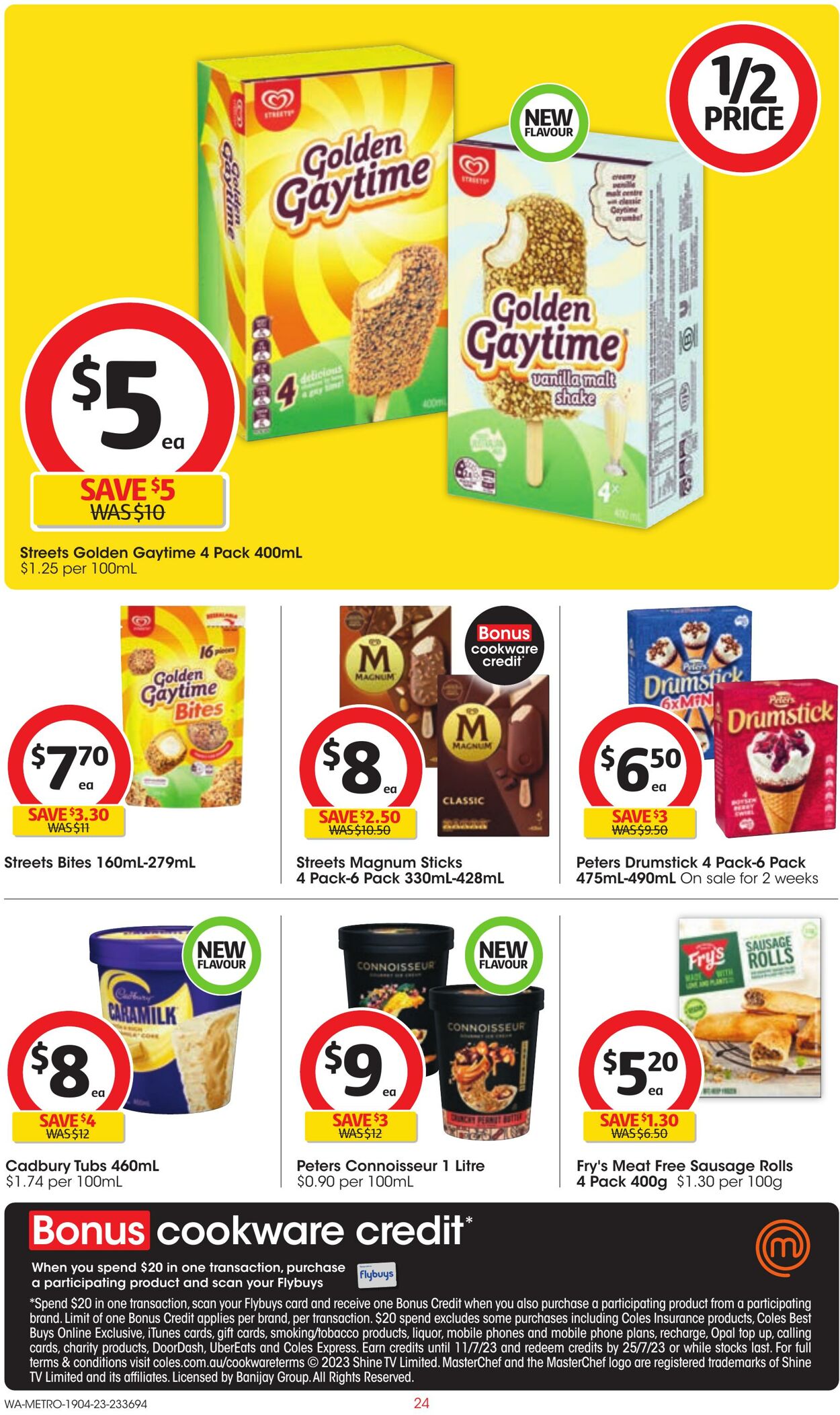 Catalogue Coles 19.04.2023 - 25.04.2023