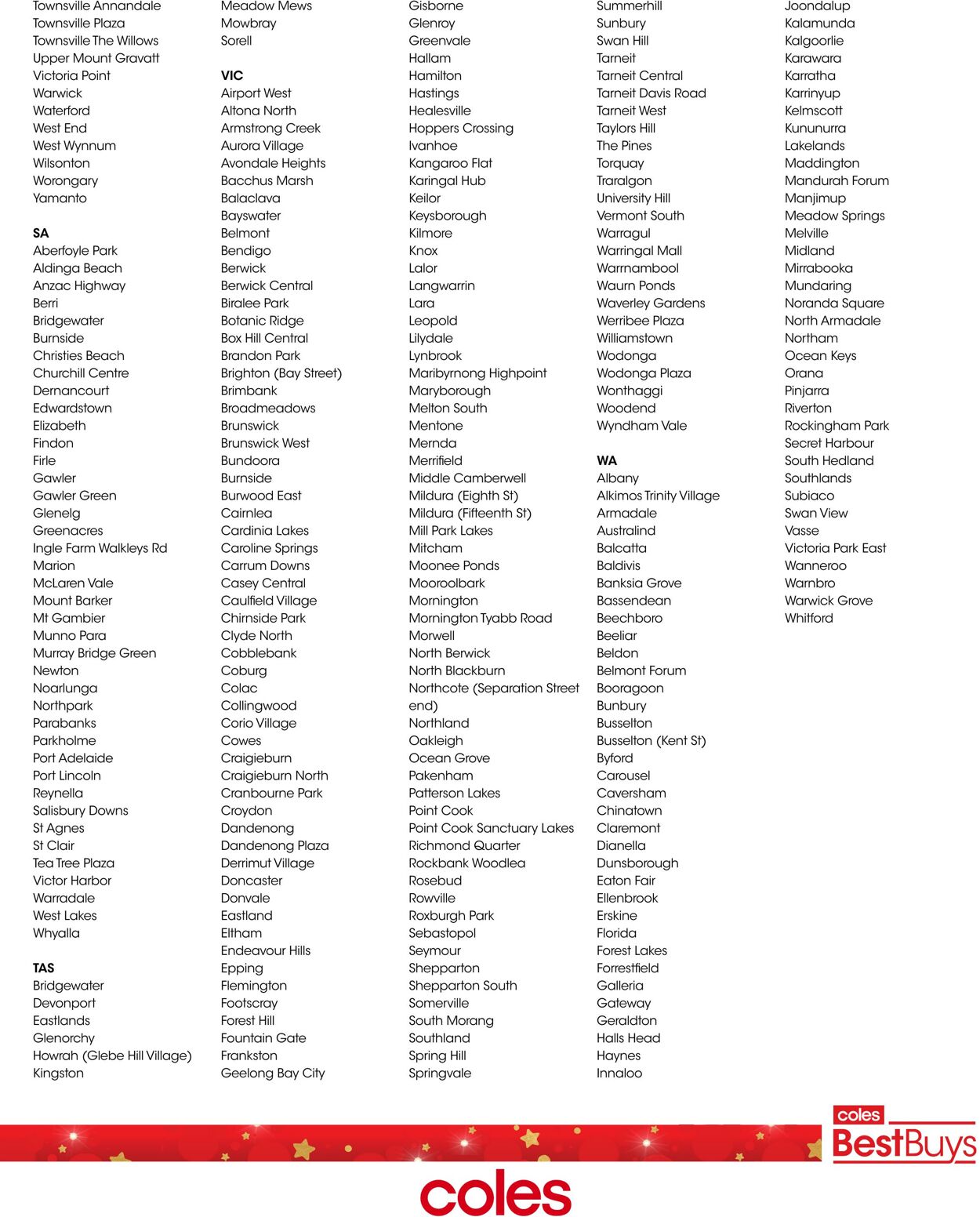 Catalogue Coles 13.11.2023 - 17.11.2023