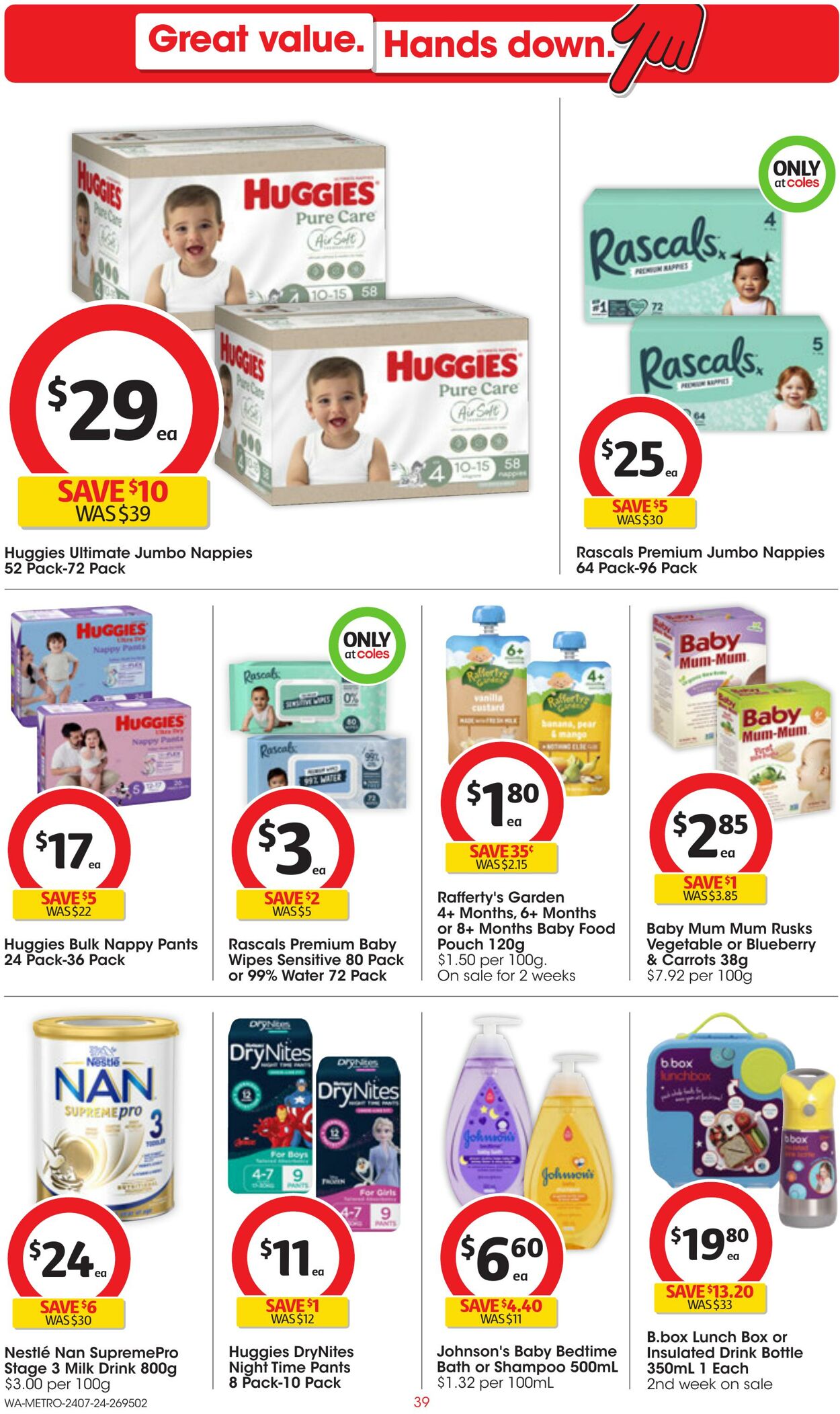 Catalogue Coles 24.07.2024 - 30.07.2024