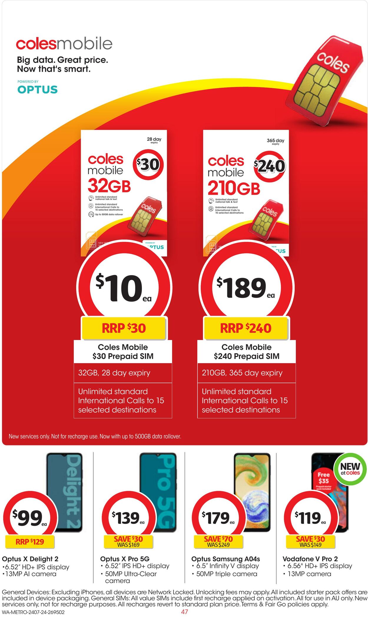 Catalogue Coles 24.07.2024 - 30.07.2024