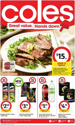 Catalogue Coles 28.09.2022 - 04.10.2022