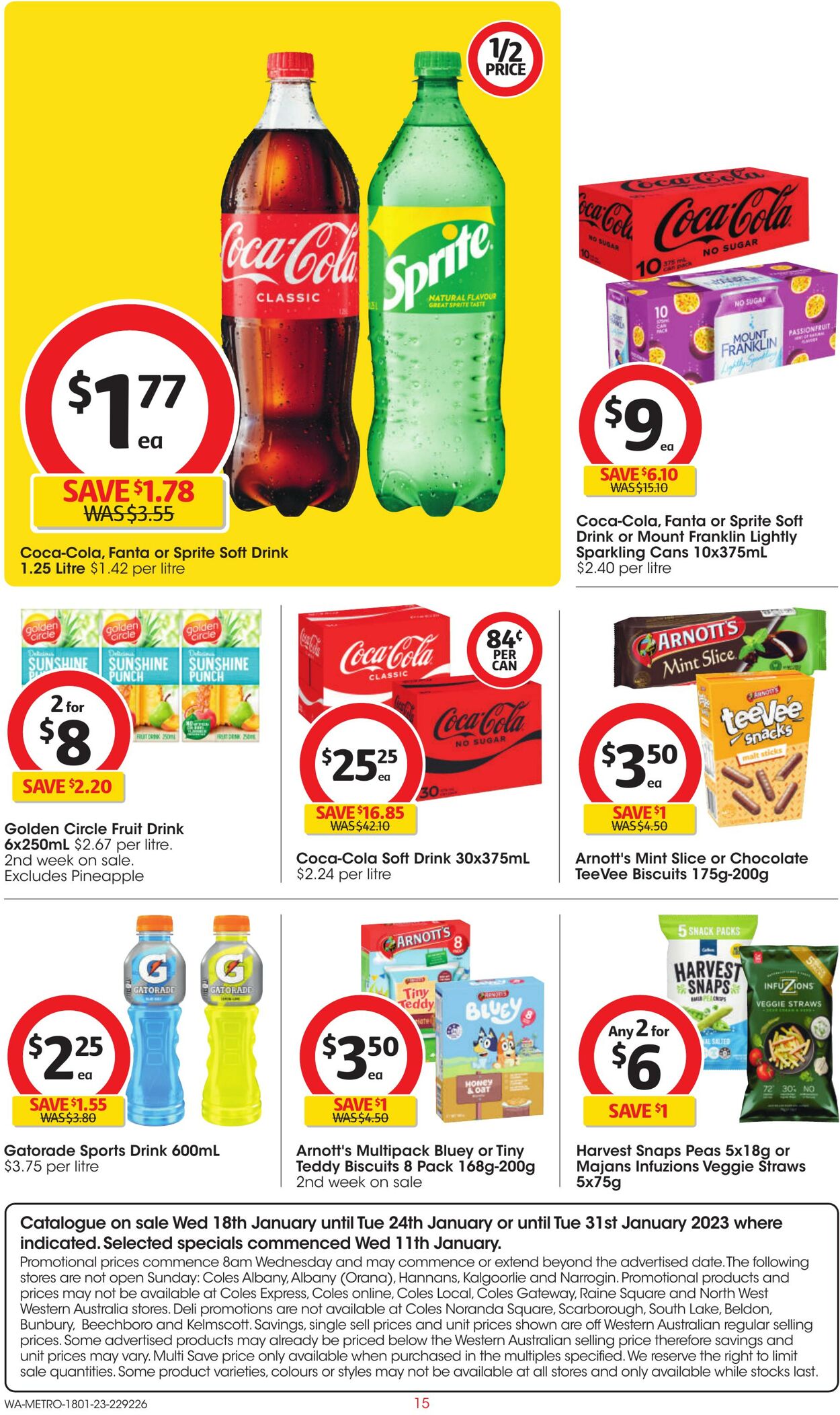 Catalogue Coles 18.01.2023 - 24.01.2023