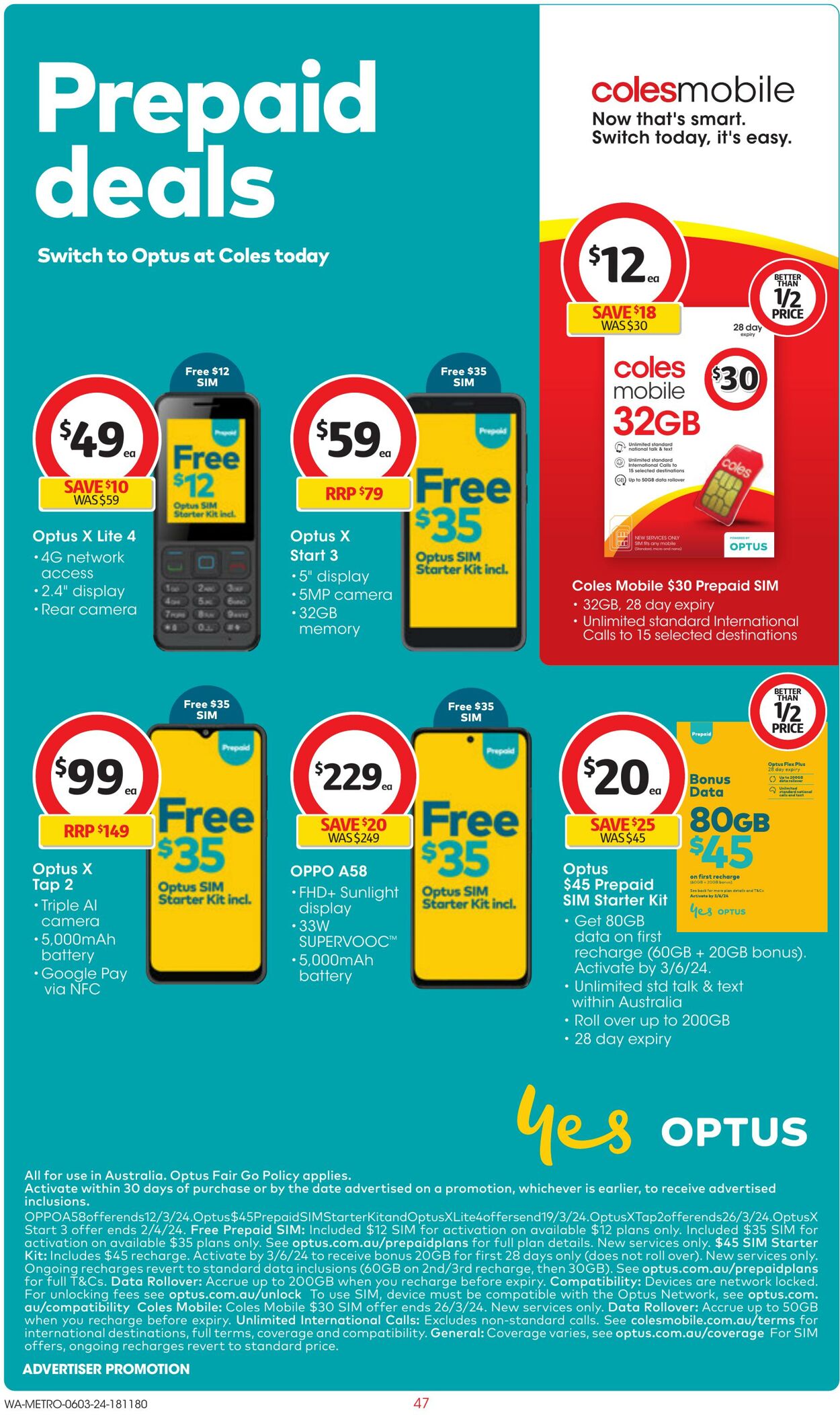 Catalogue Coles 06.03.2024 - 12.03.2024