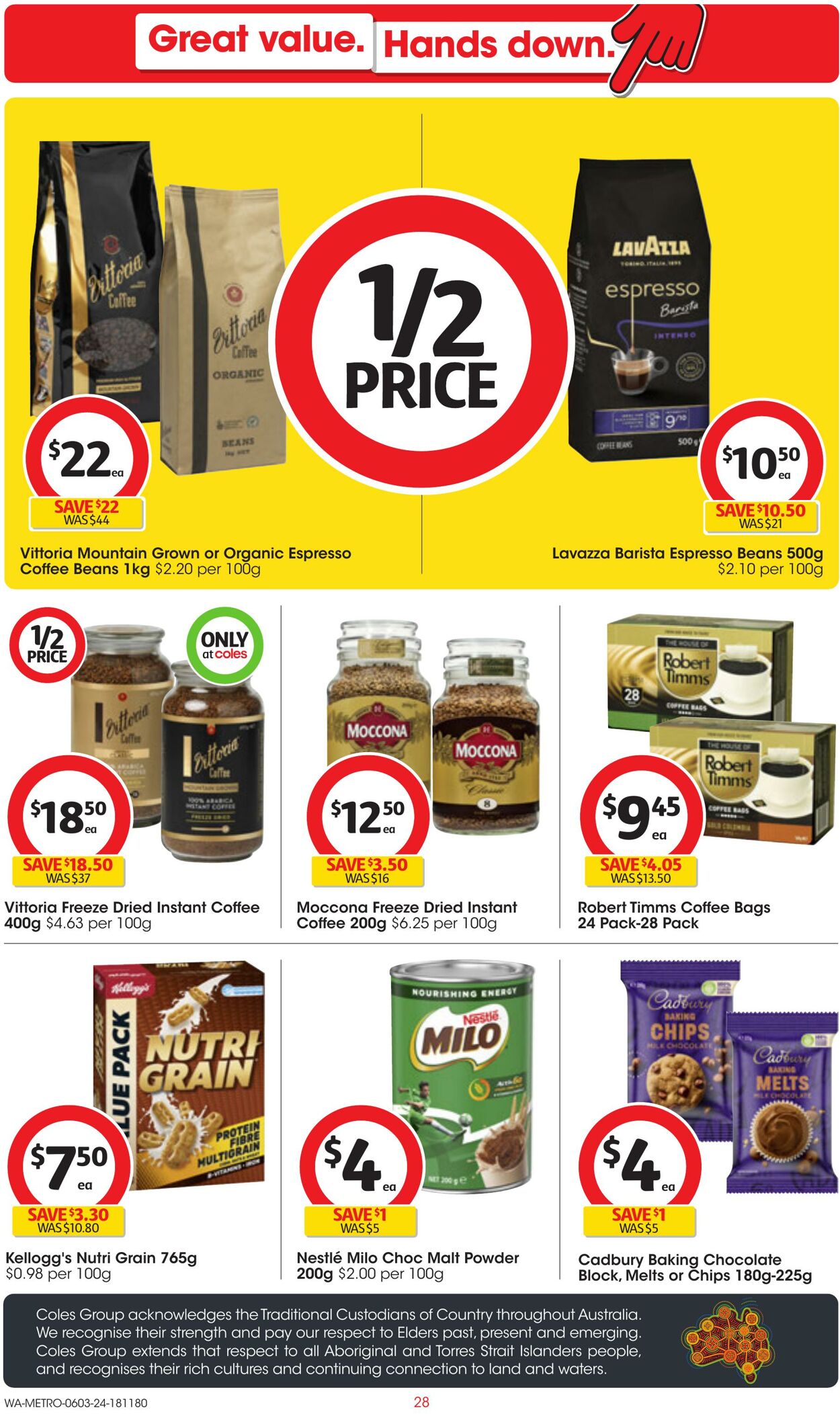 Catalogue Coles 06.03.2024 - 12.03.2024