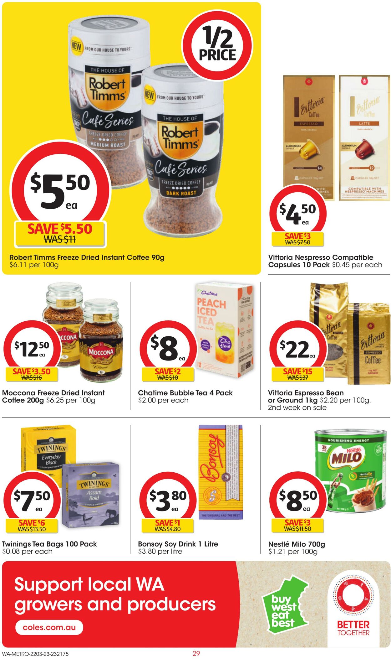 Catalogue Coles 22.03.2023 - 28.03.2023