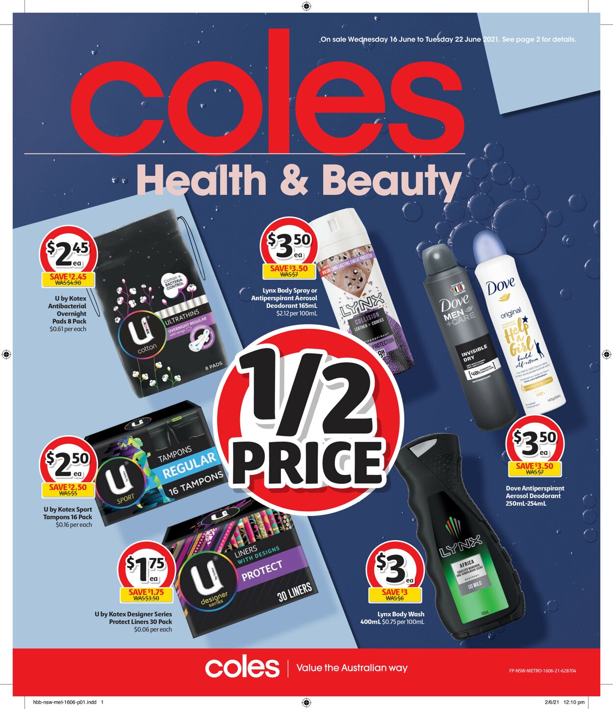 Catalogue Coles 16.06.2021 - 22.06.2021