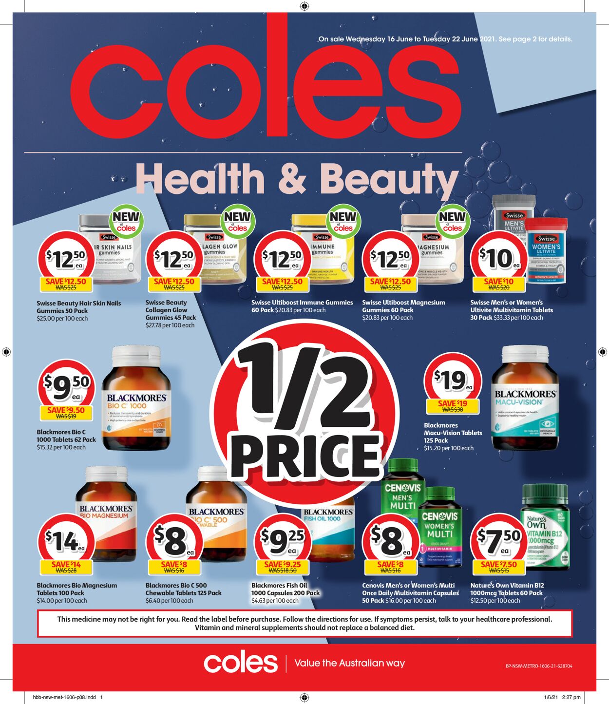 Catalogue Coles 16.06.2021 - 22.06.2021