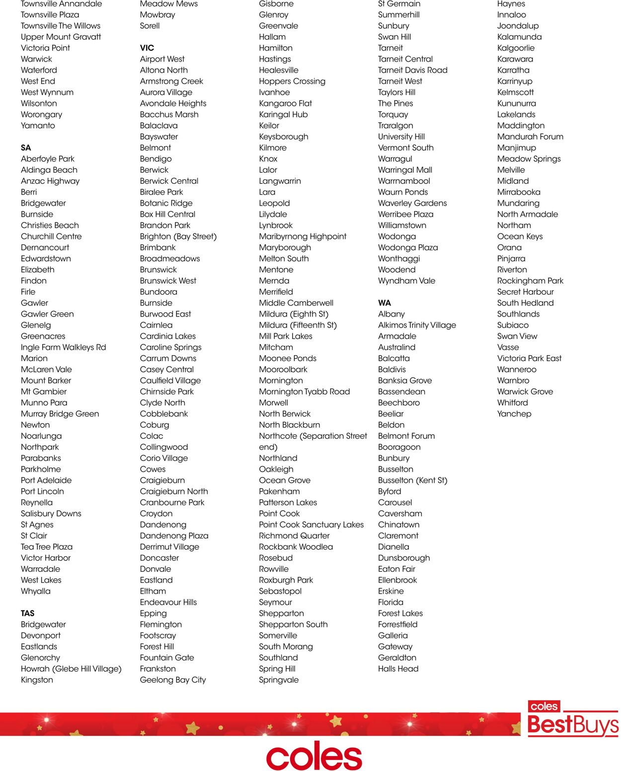 Catalogue Coles 30.11.2023 - 08.12.2023