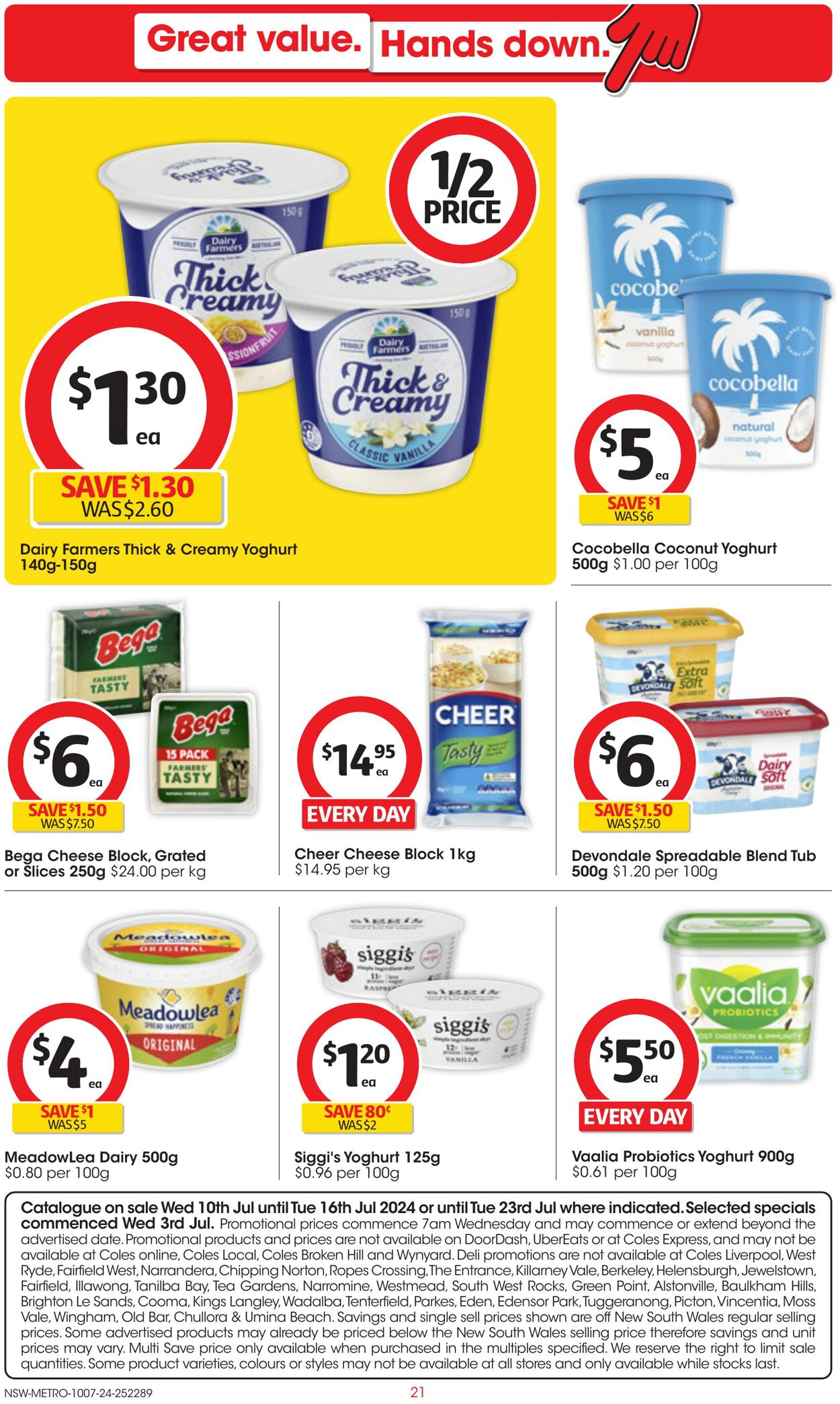 Catalogue Coles 10.07.2024 - 16.07.2024