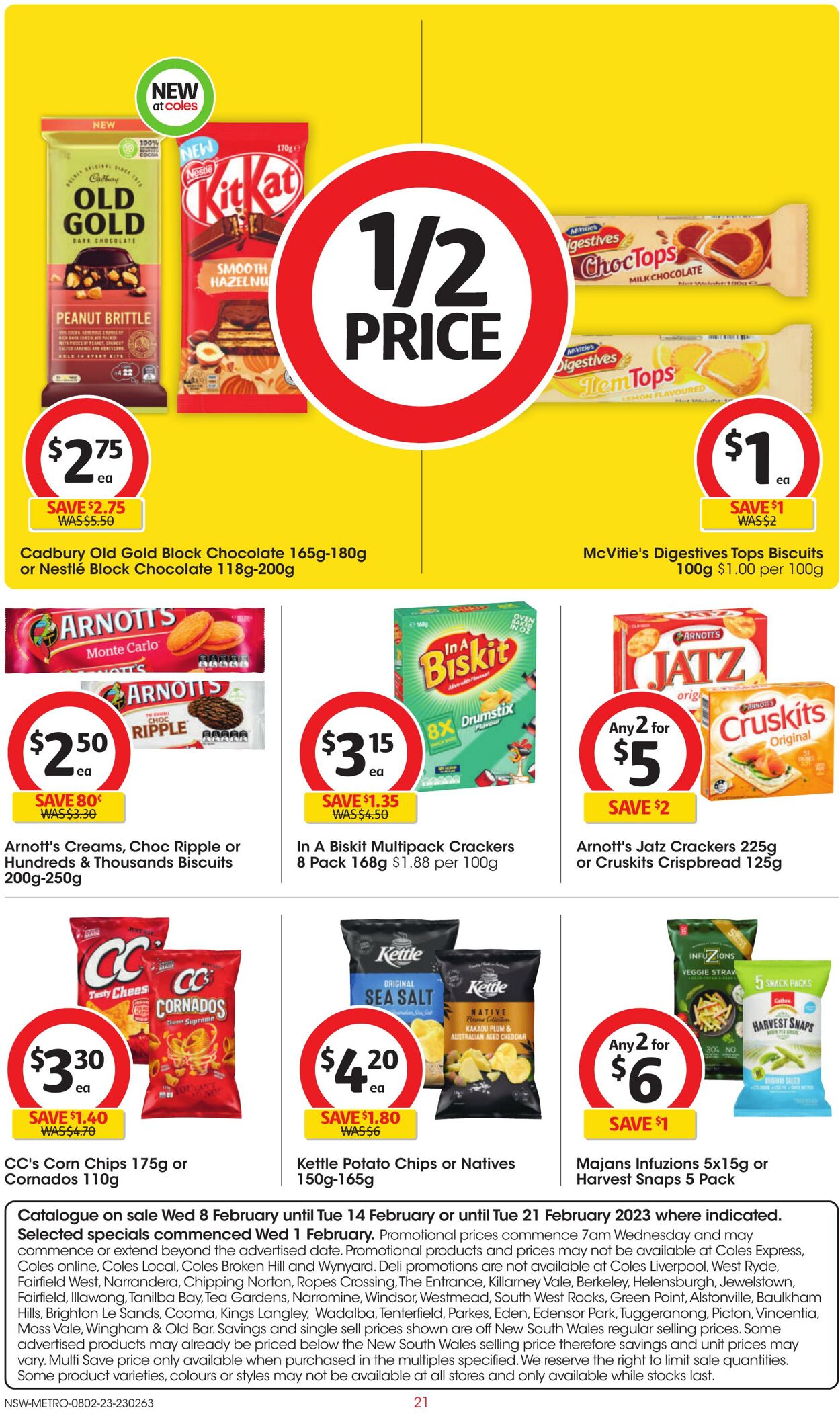 Catalogue Coles 08.02.2023 - 14.02.2023