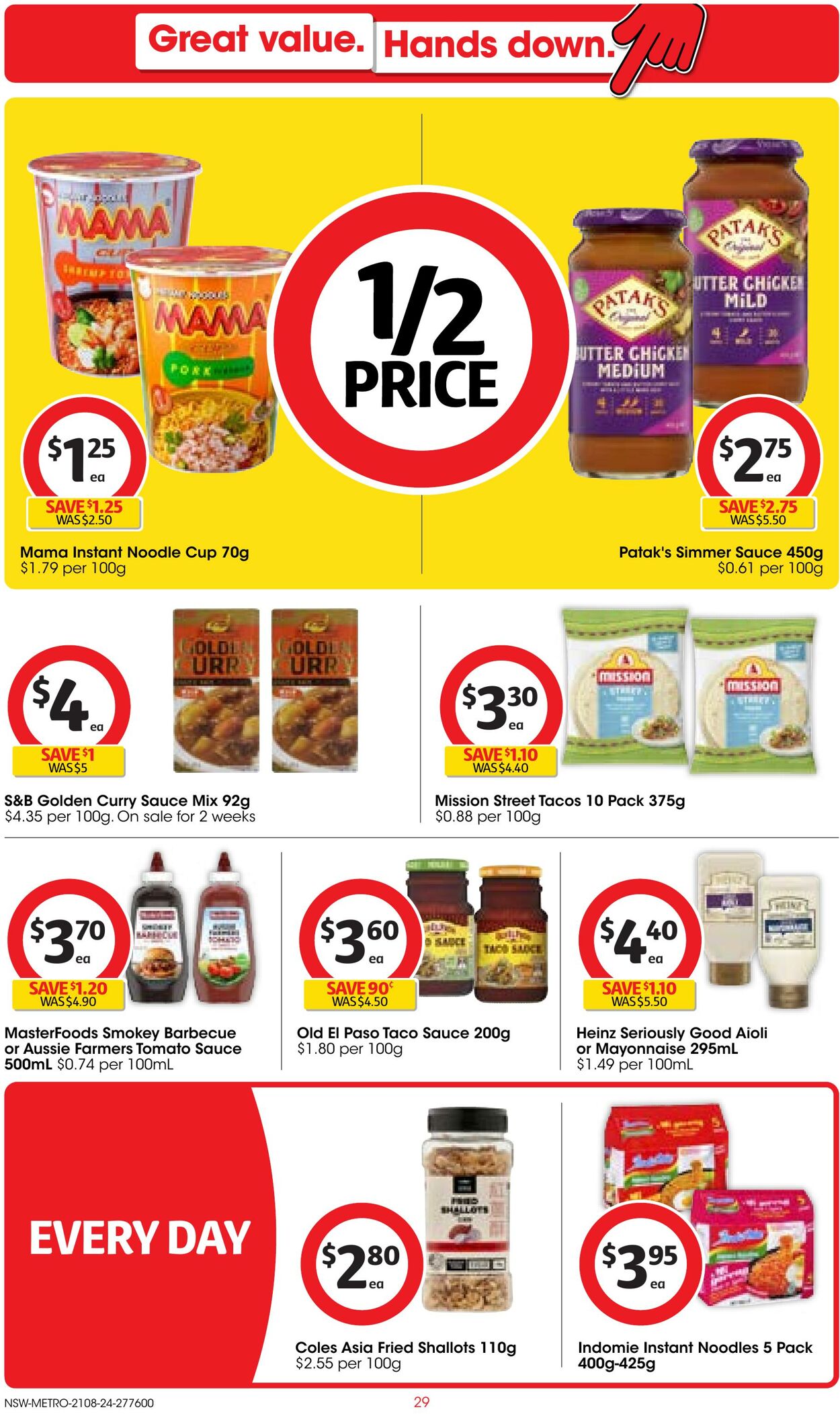 Catalogue Coles 21.08.2024 - 27.08.2024