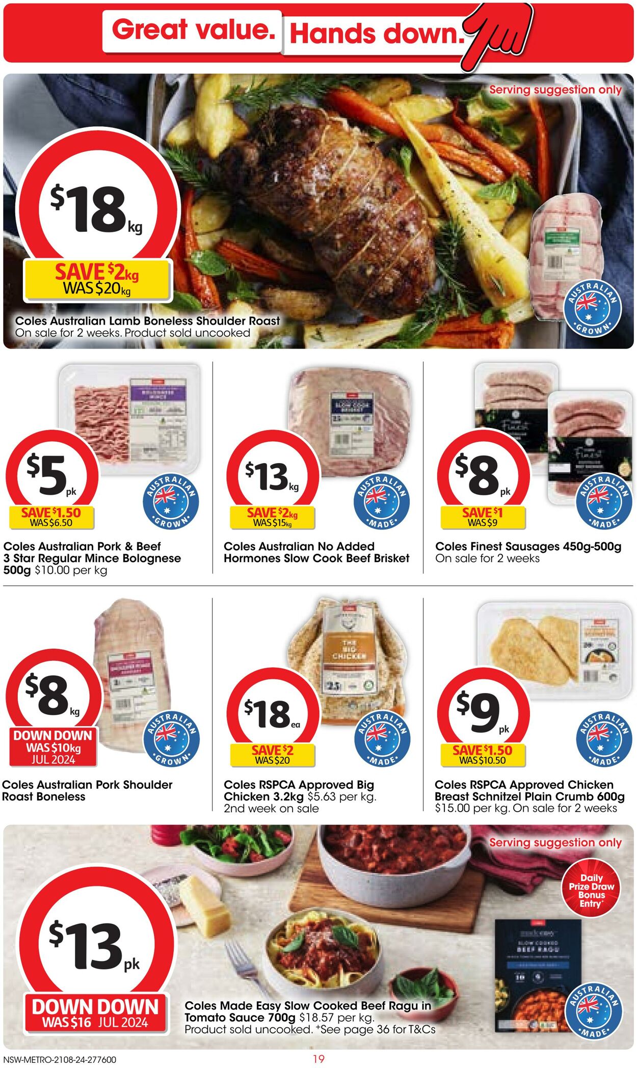 Catalogue Coles 21.08.2024 - 27.08.2024