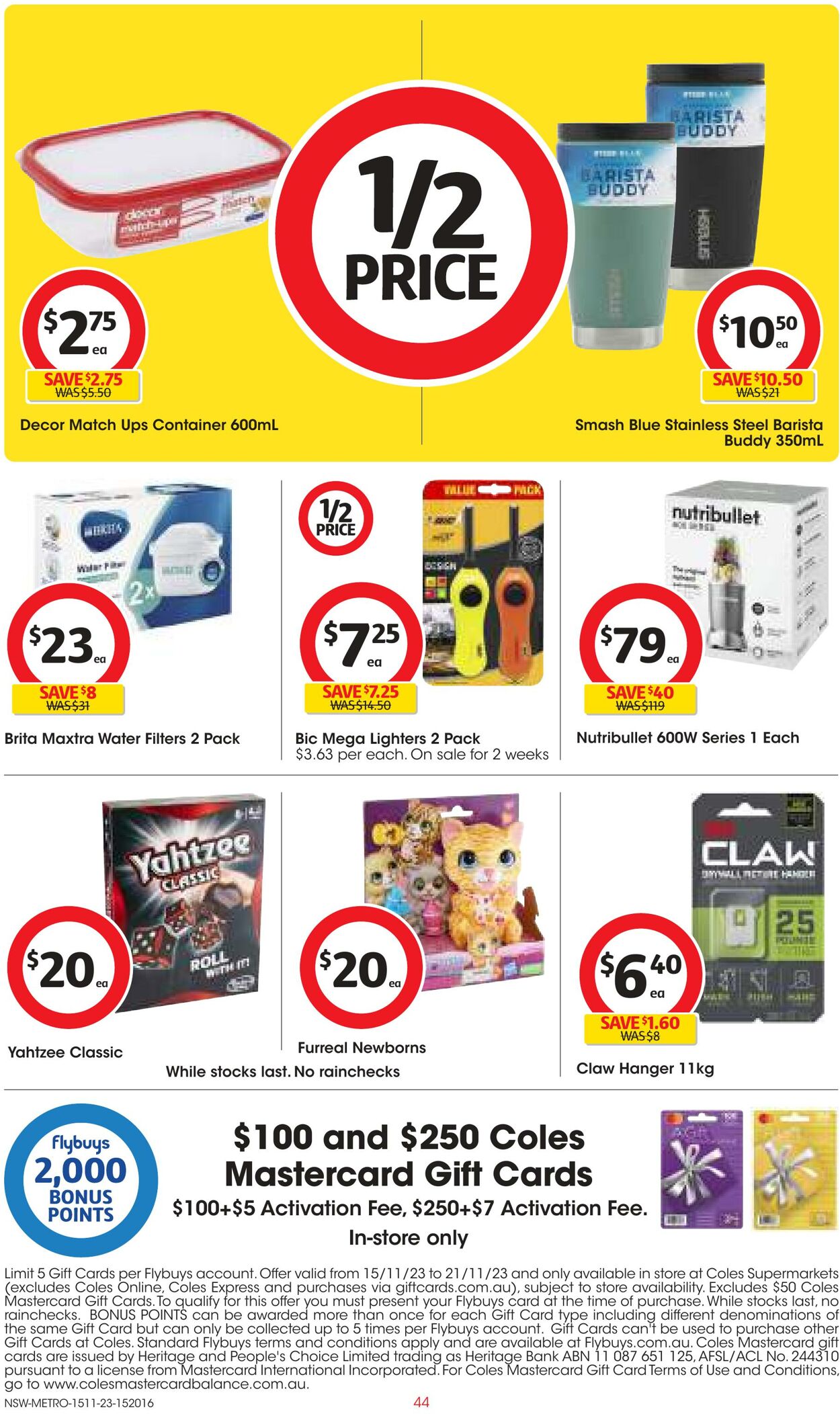 Catalogue Coles 08.11.2023 - 14.11.2023