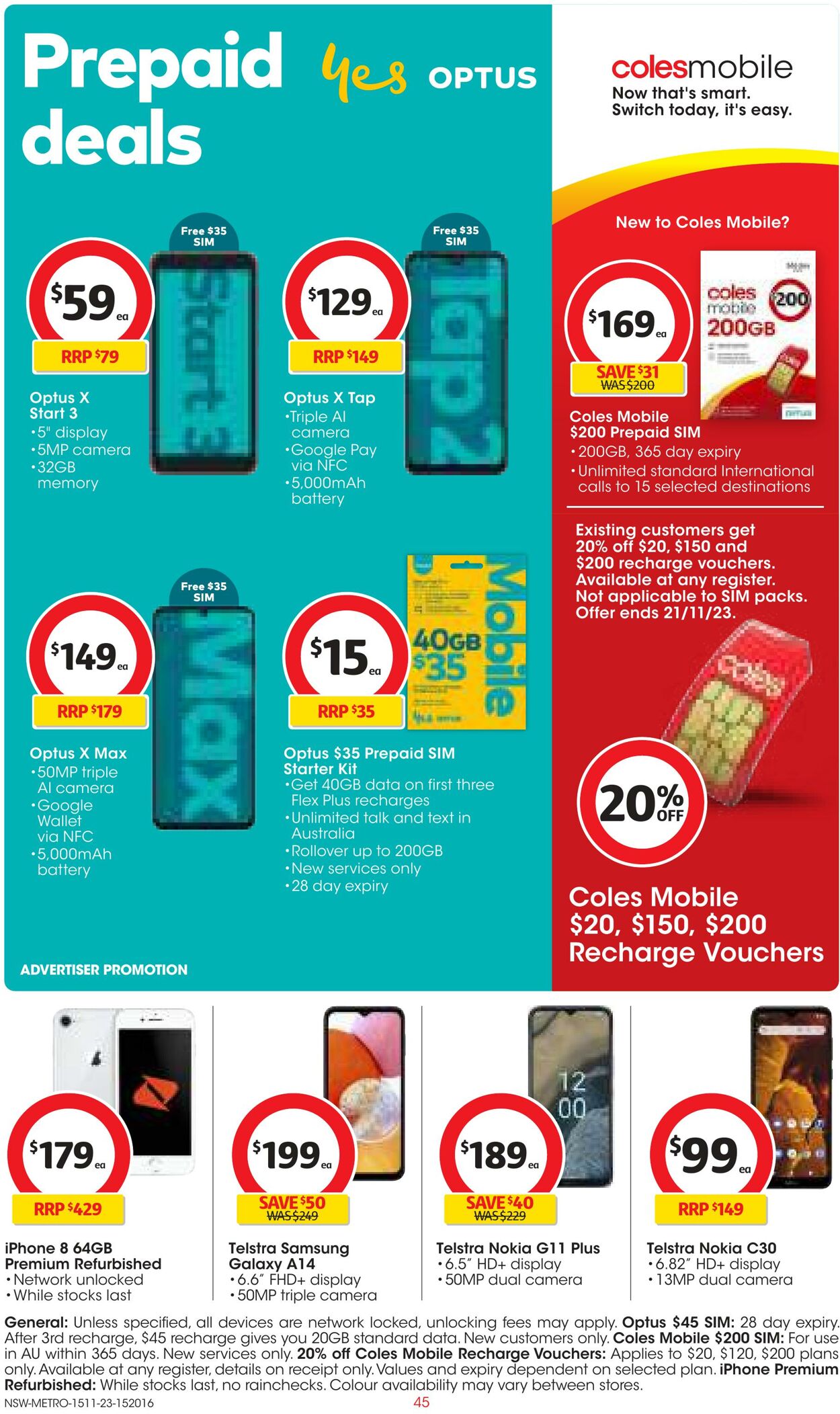 Catalogue Coles 08.11.2023 - 14.11.2023