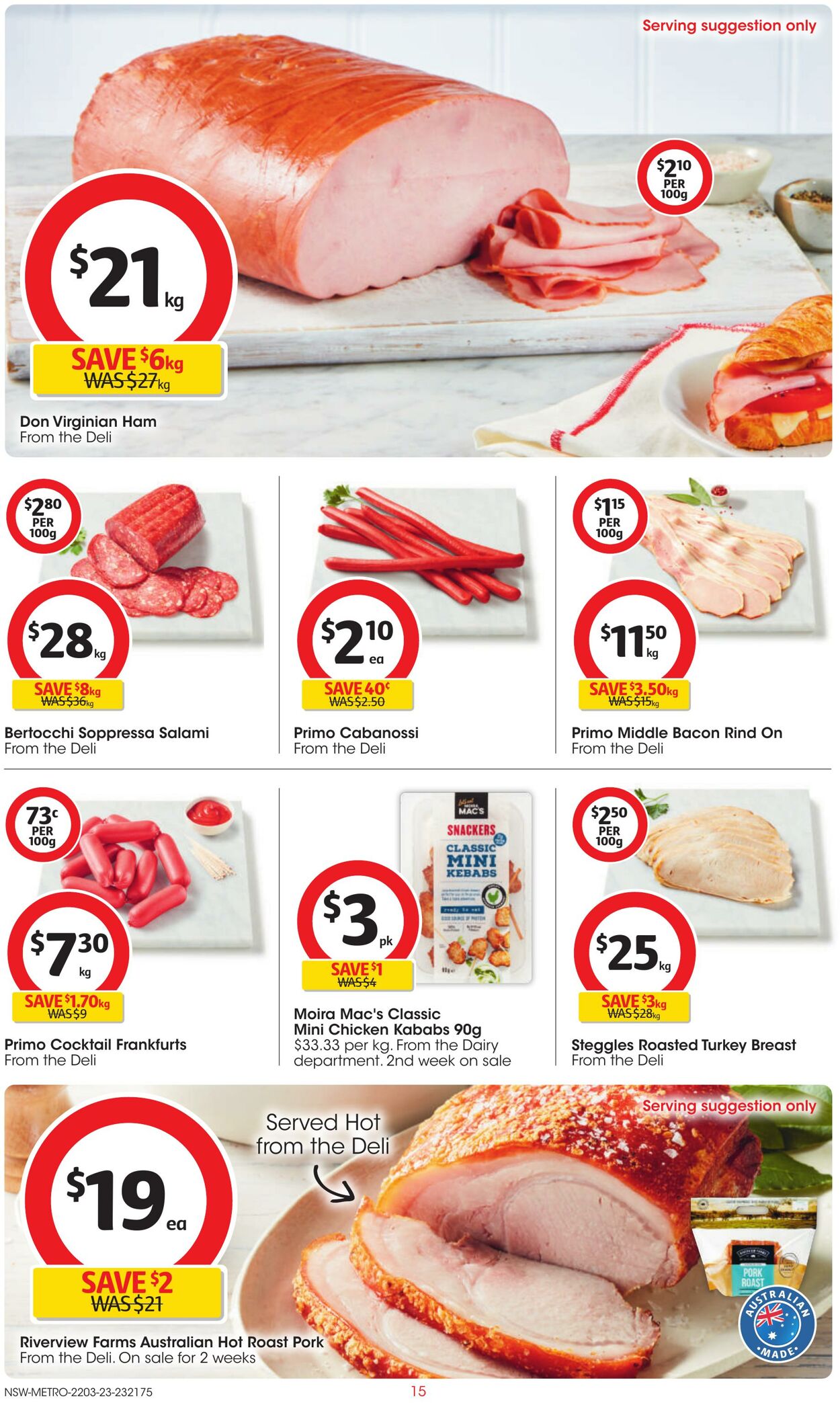 Catalogue Coles 22.03.2023 - 28.03.2023