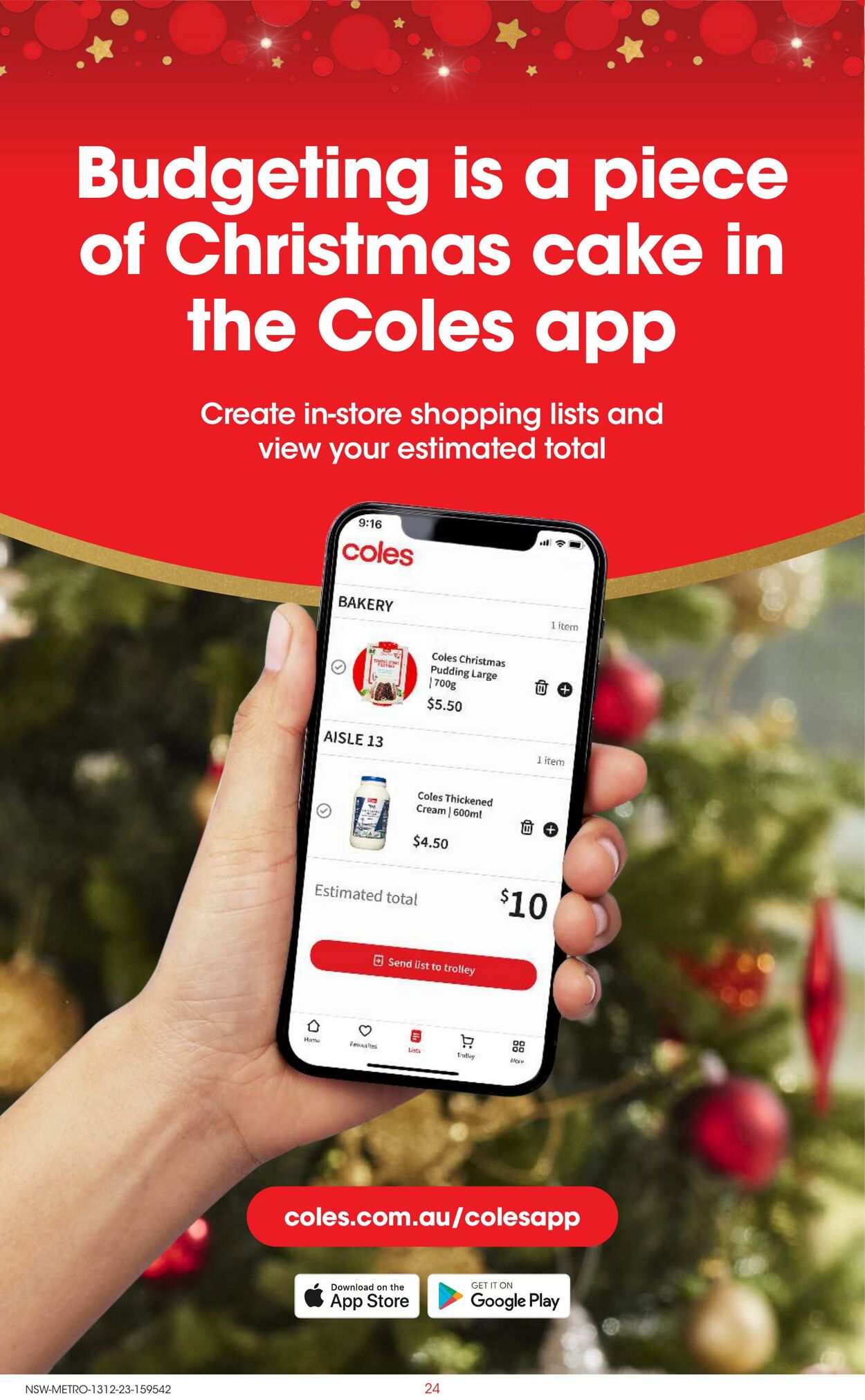 Catalogue Coles 13.12.2023 - 19.12.2023