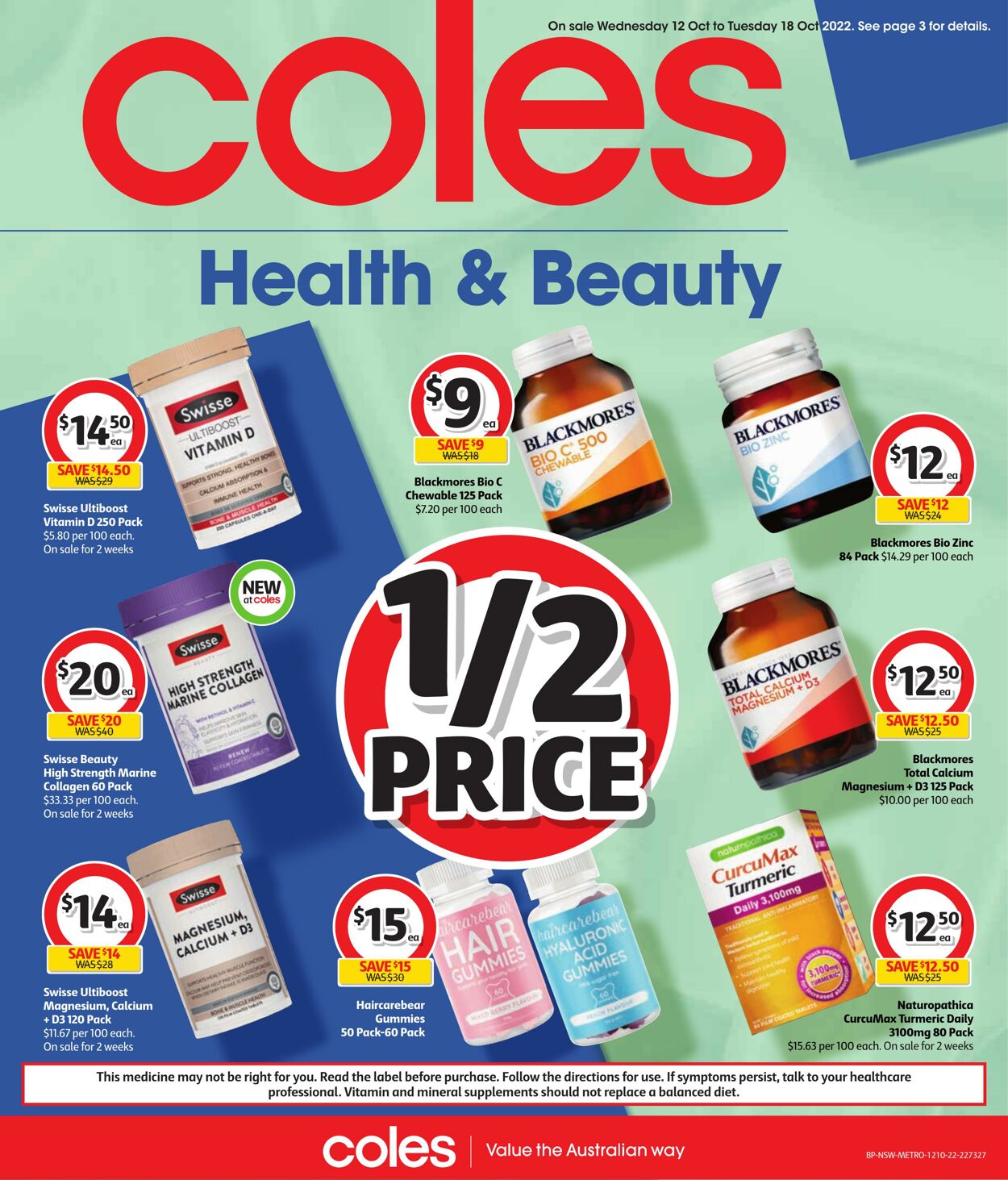 Catalogue Coles 12.10.2022 - 18.10.2022