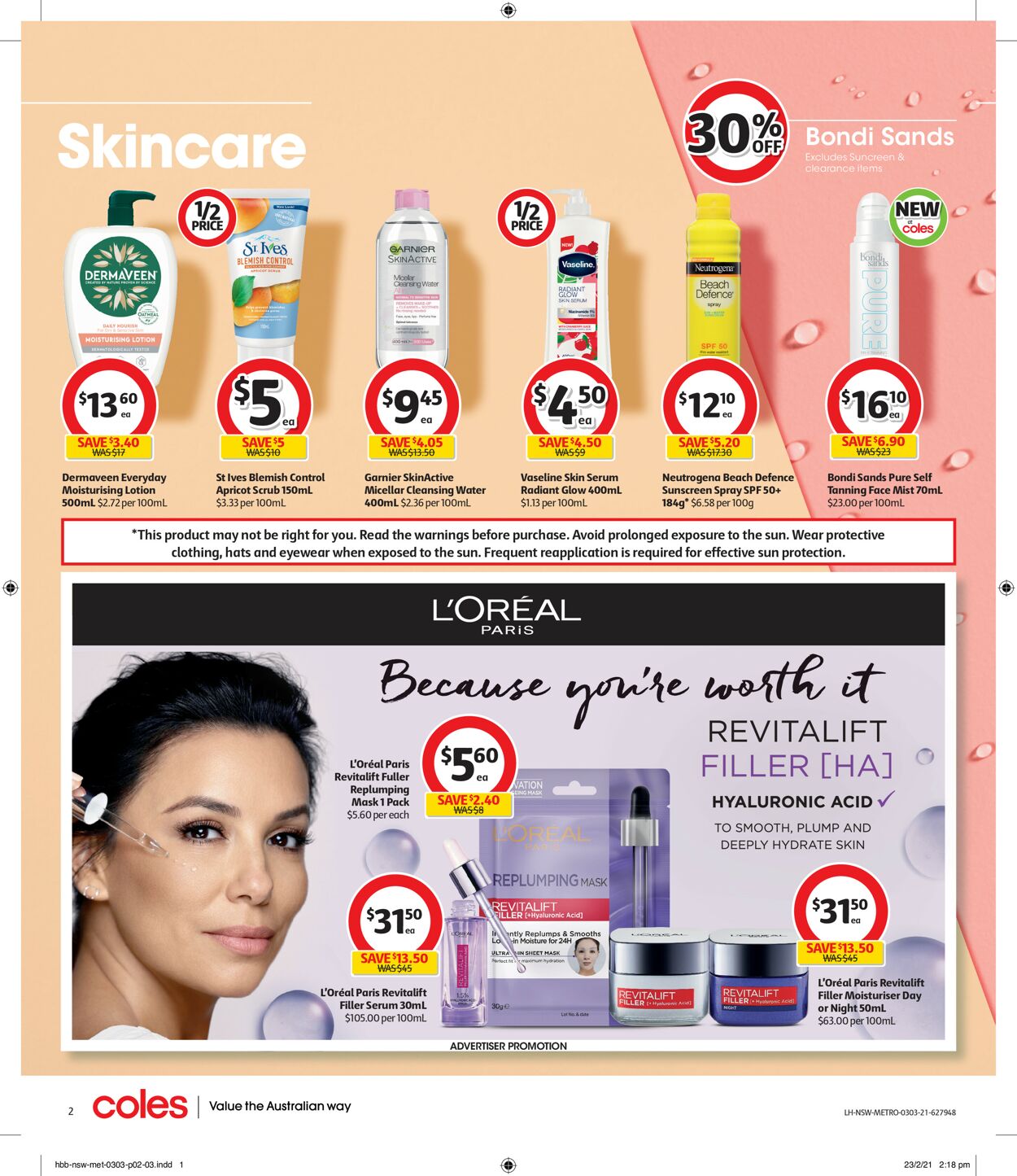 Catalogue Coles 03.03.2021 - 09.03.2021