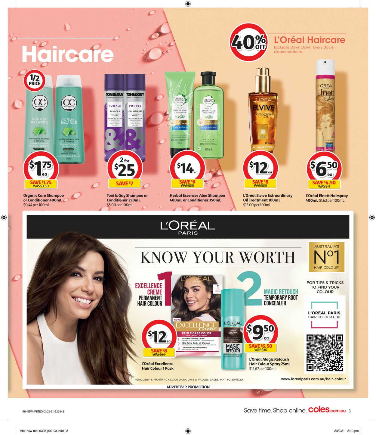 Catalogue Coles 03.03.2021 - 09.03.2021