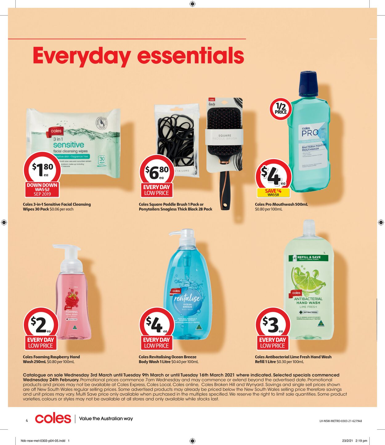 Catalogue Coles 03.03.2021 - 09.03.2021