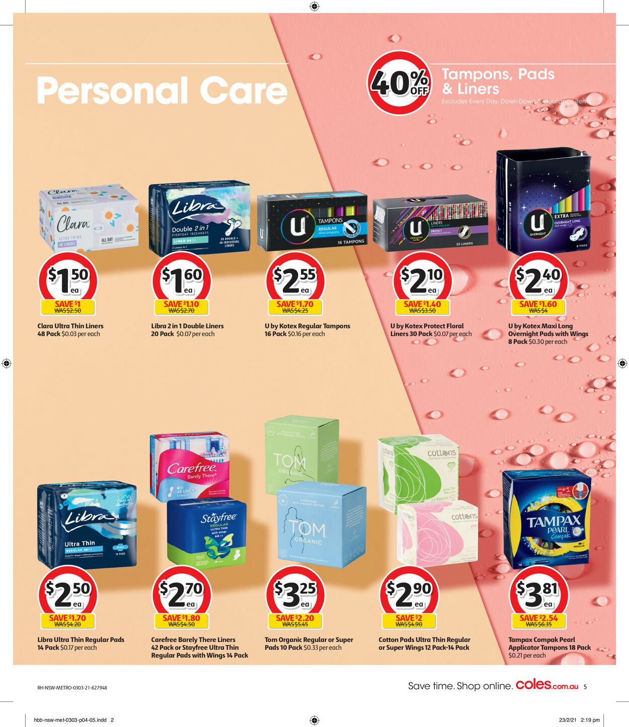 Catalogue Coles 03.03.2021 - 09.03.2021