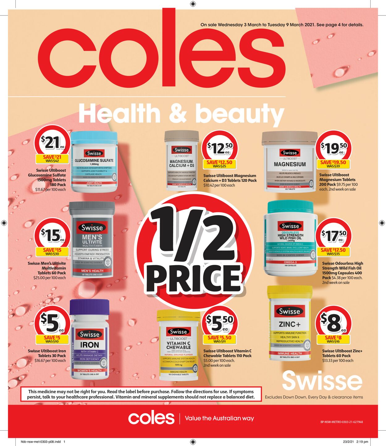Catalogue Coles 03.03.2021 - 09.03.2021
