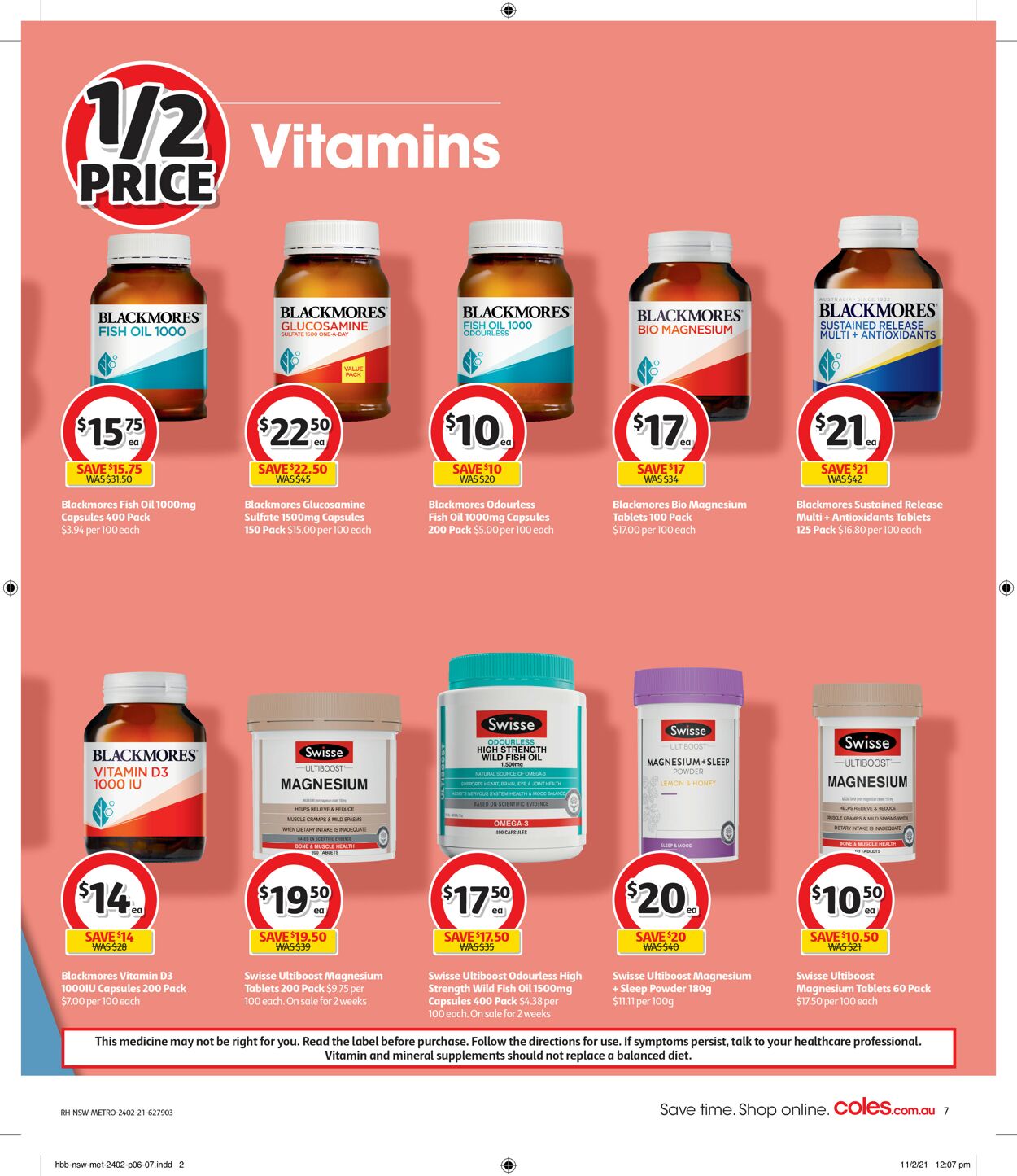 Catalogue Coles 24.02.2021 - 02.03.2021