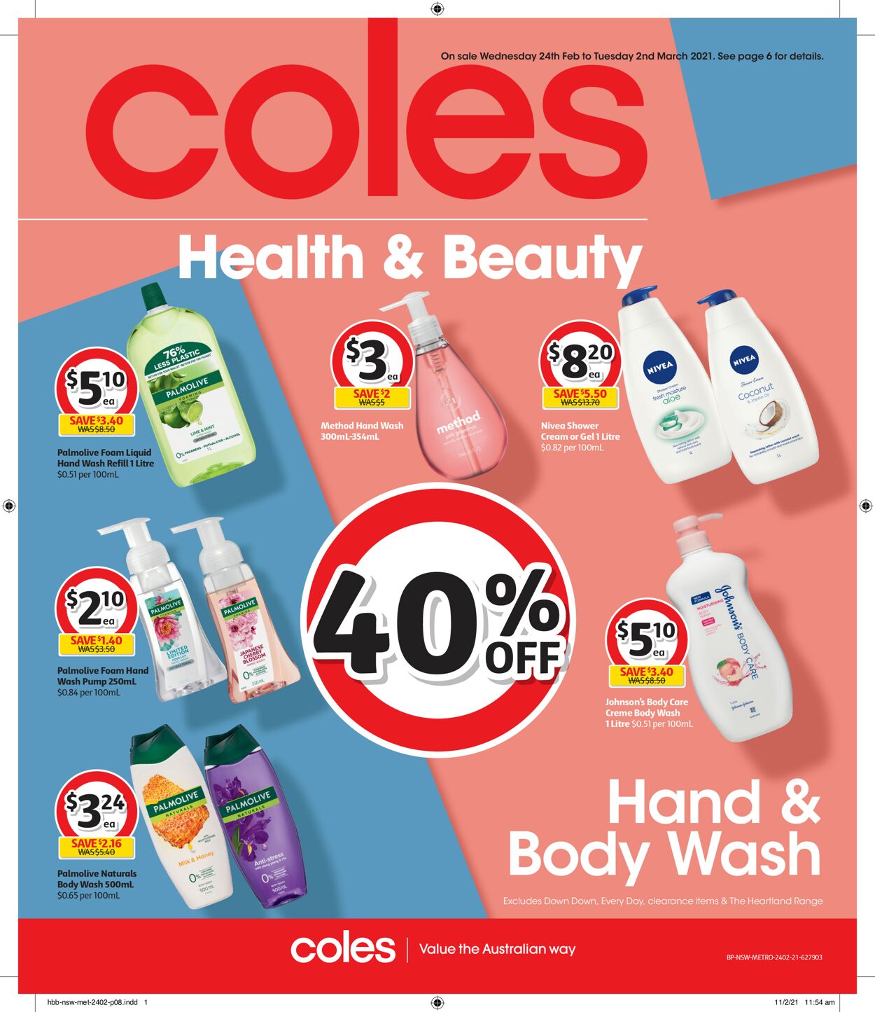 Catalogue Coles 24.02.2021 - 02.03.2021