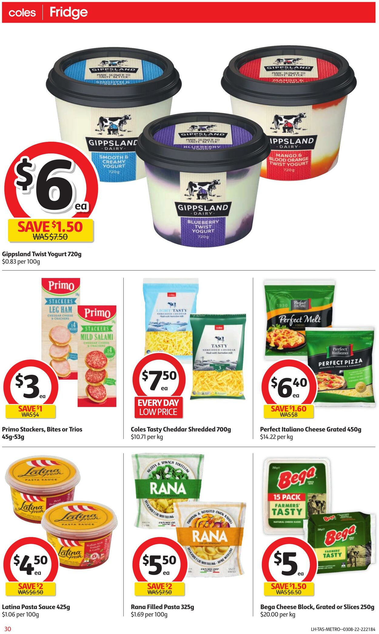 Catalogue Coles 03.08.2022 - 09.08.2022