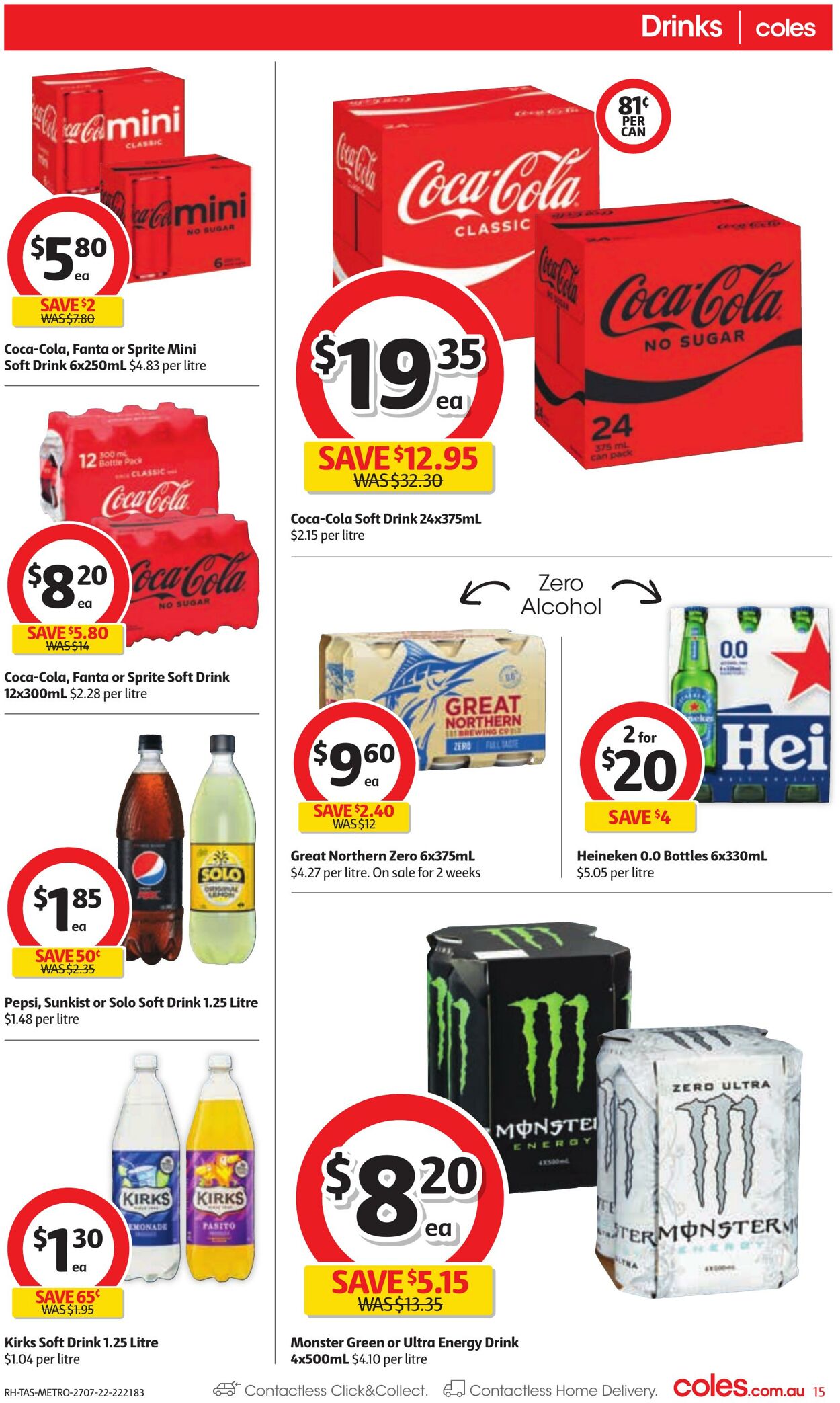 Catalogue Coles 27.07.2022 - 02.08.2022