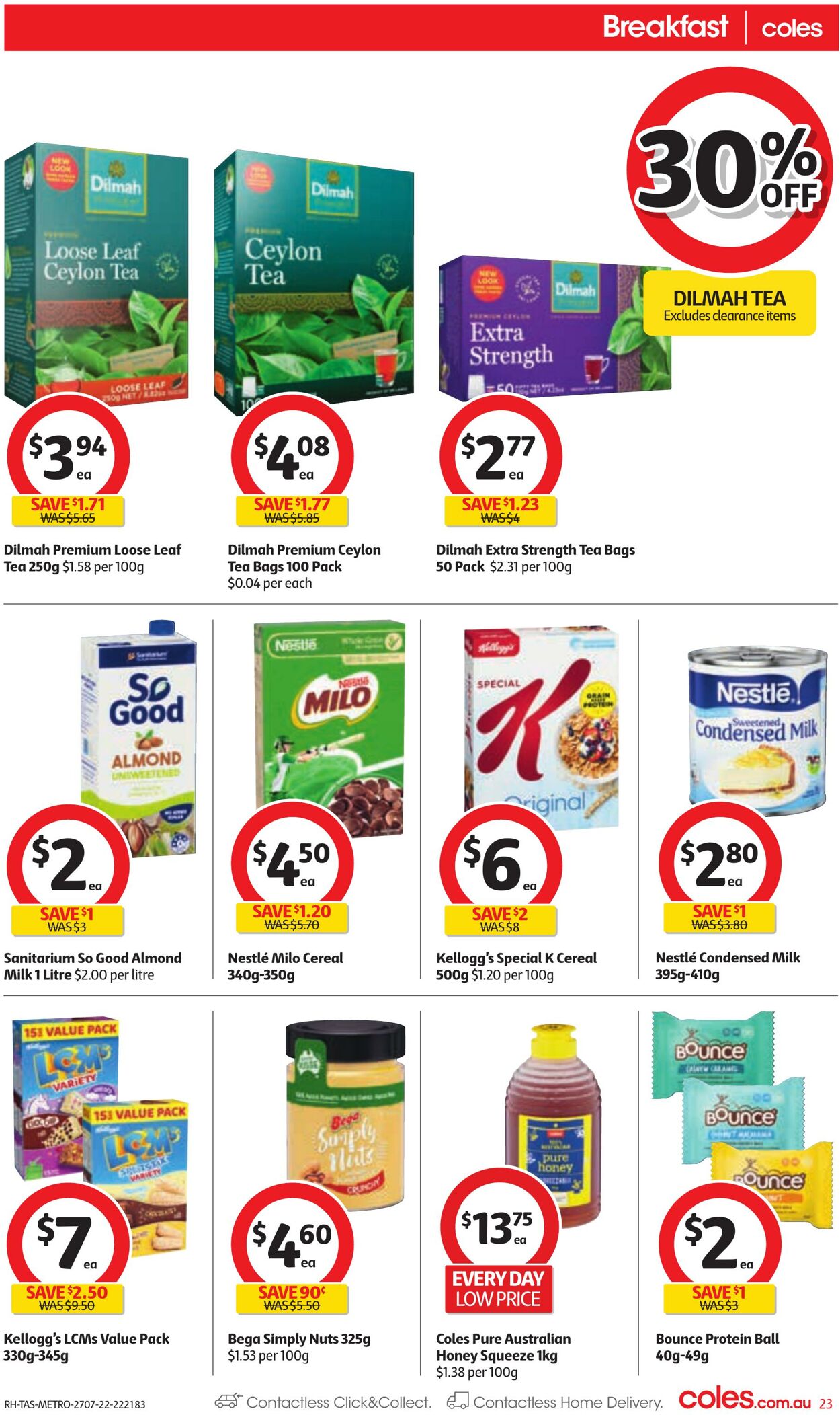 Catalogue Coles 27.07.2022 - 02.08.2022