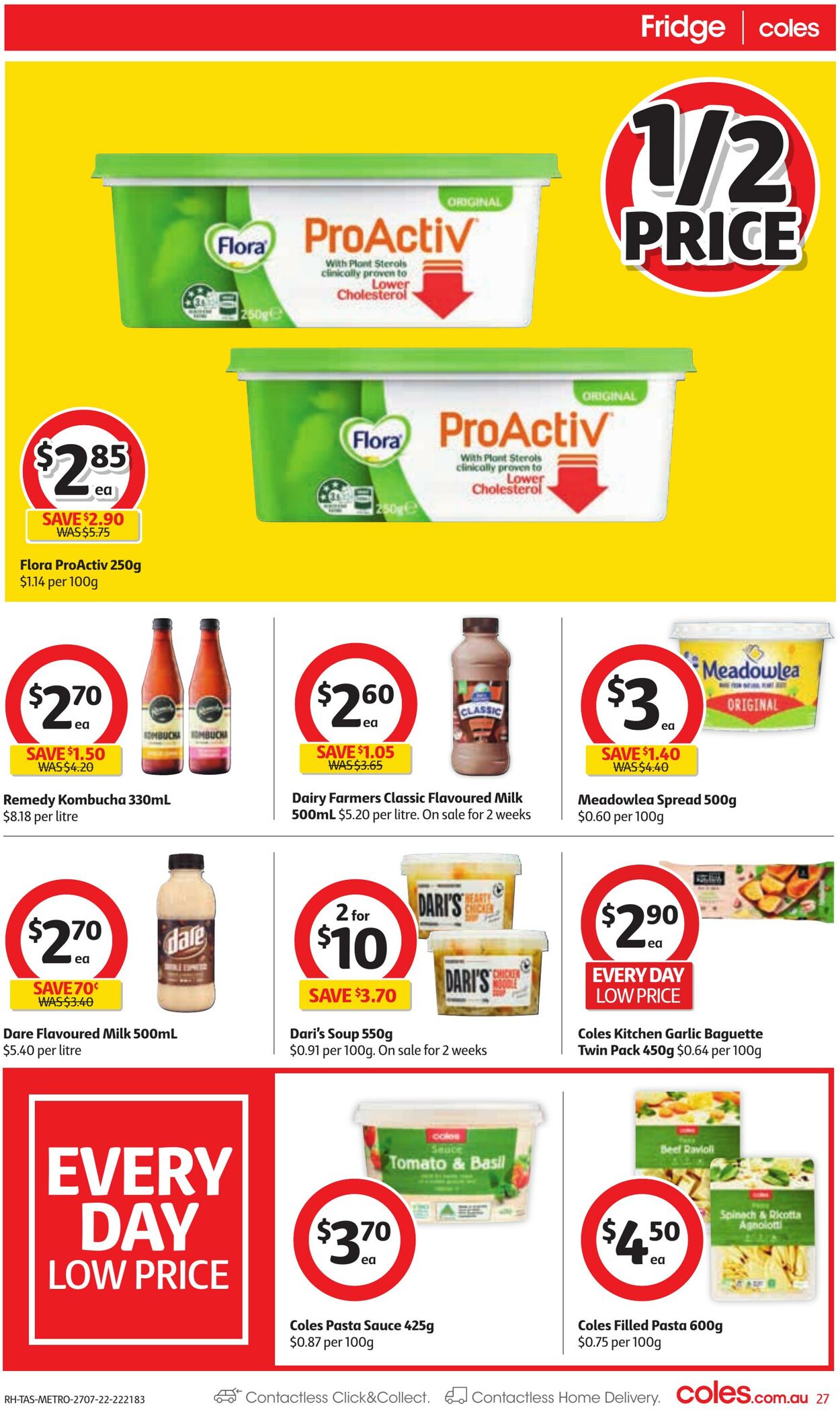 Catalogue Coles 27.07.2022 - 02.08.2022