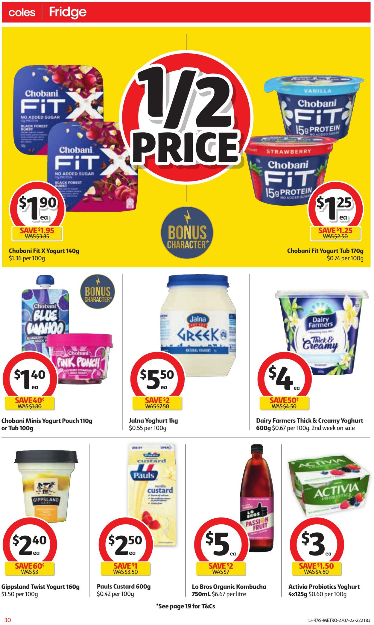 Catalogue Coles 27.07.2022 - 02.08.2022