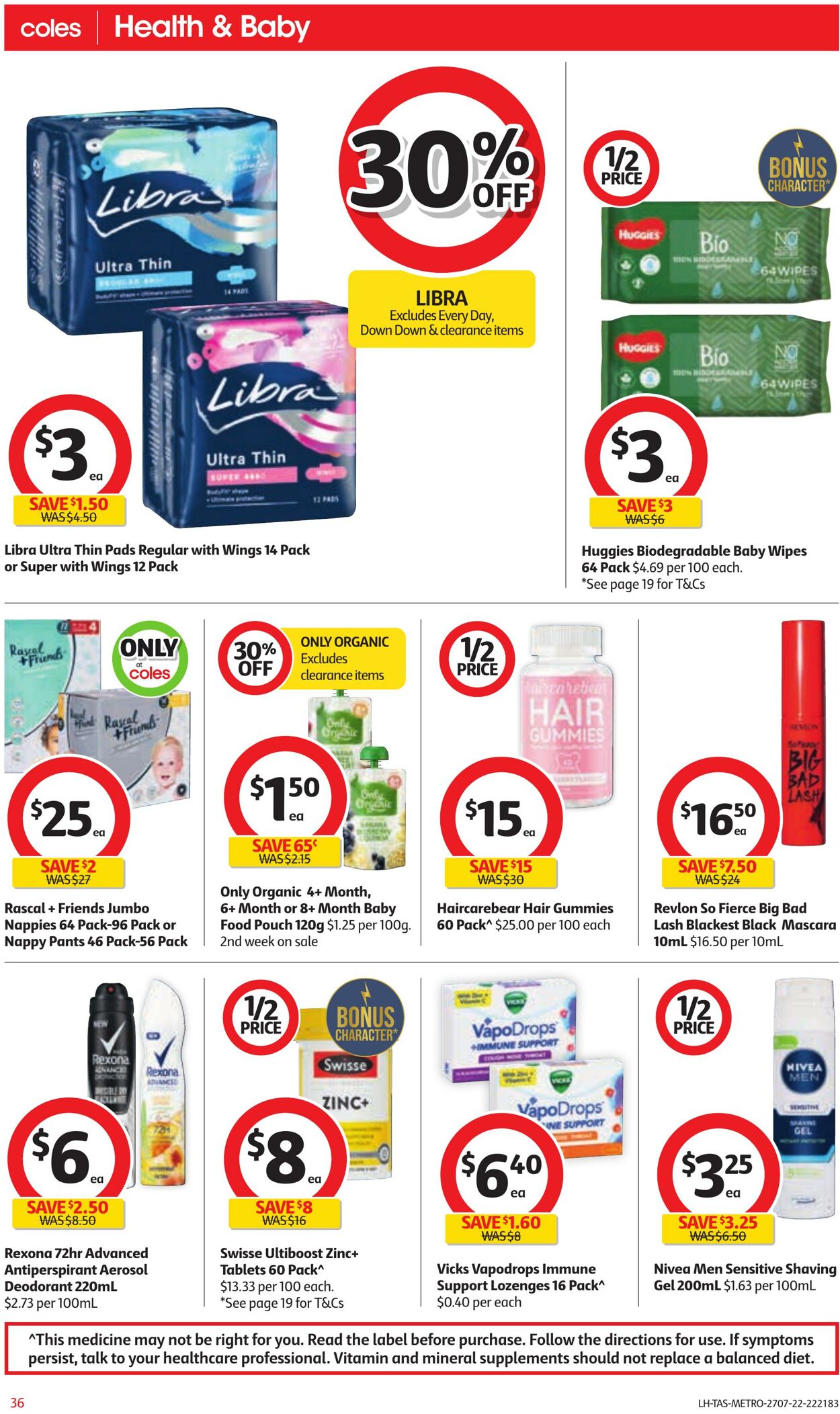 Catalogue Coles 27.07.2022 - 02.08.2022